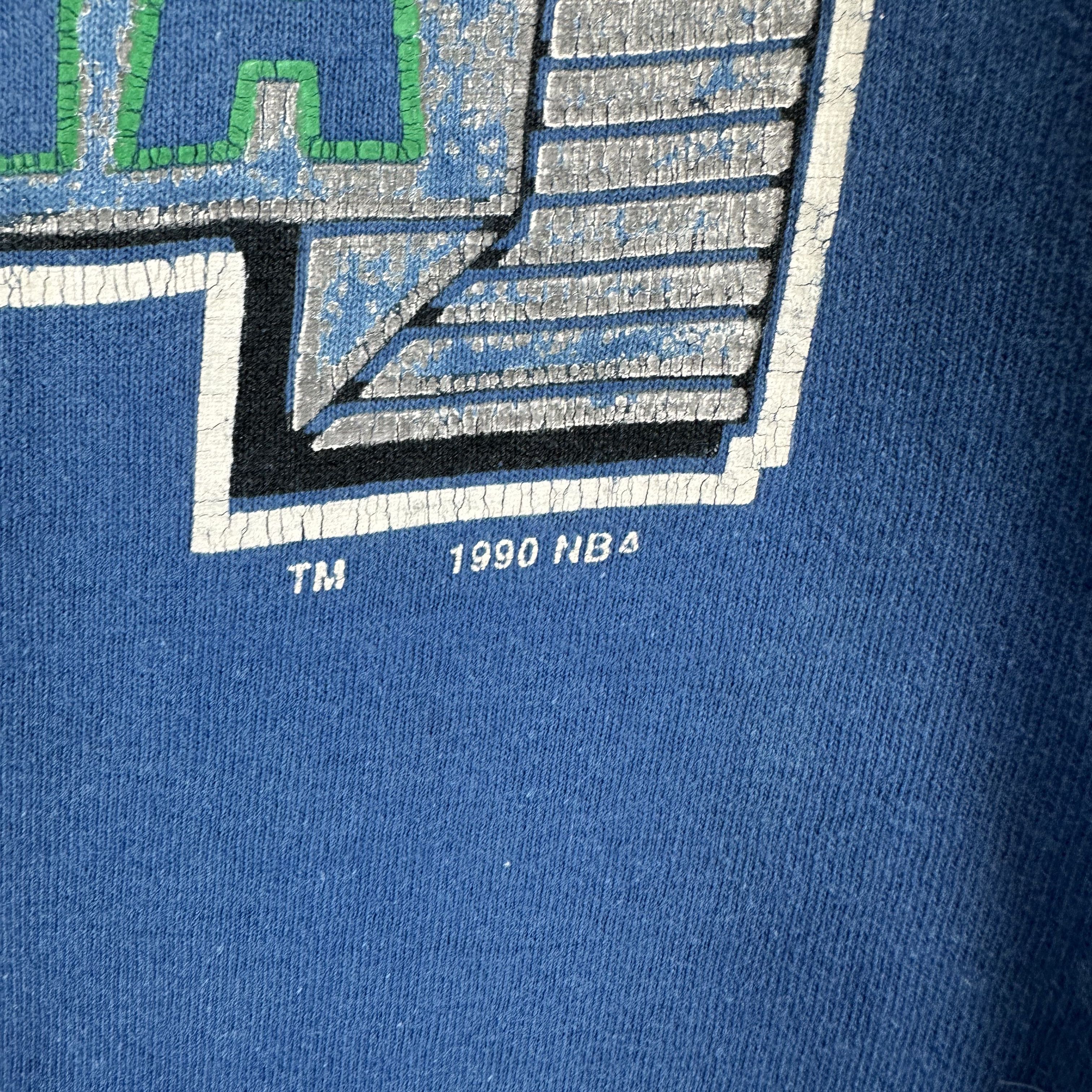 Vintage 1990 Minnesota Timberwolves Basketball NBA Large T-Shirt Size US L / EU 52-54 / 3 - 3 Thumbnail
