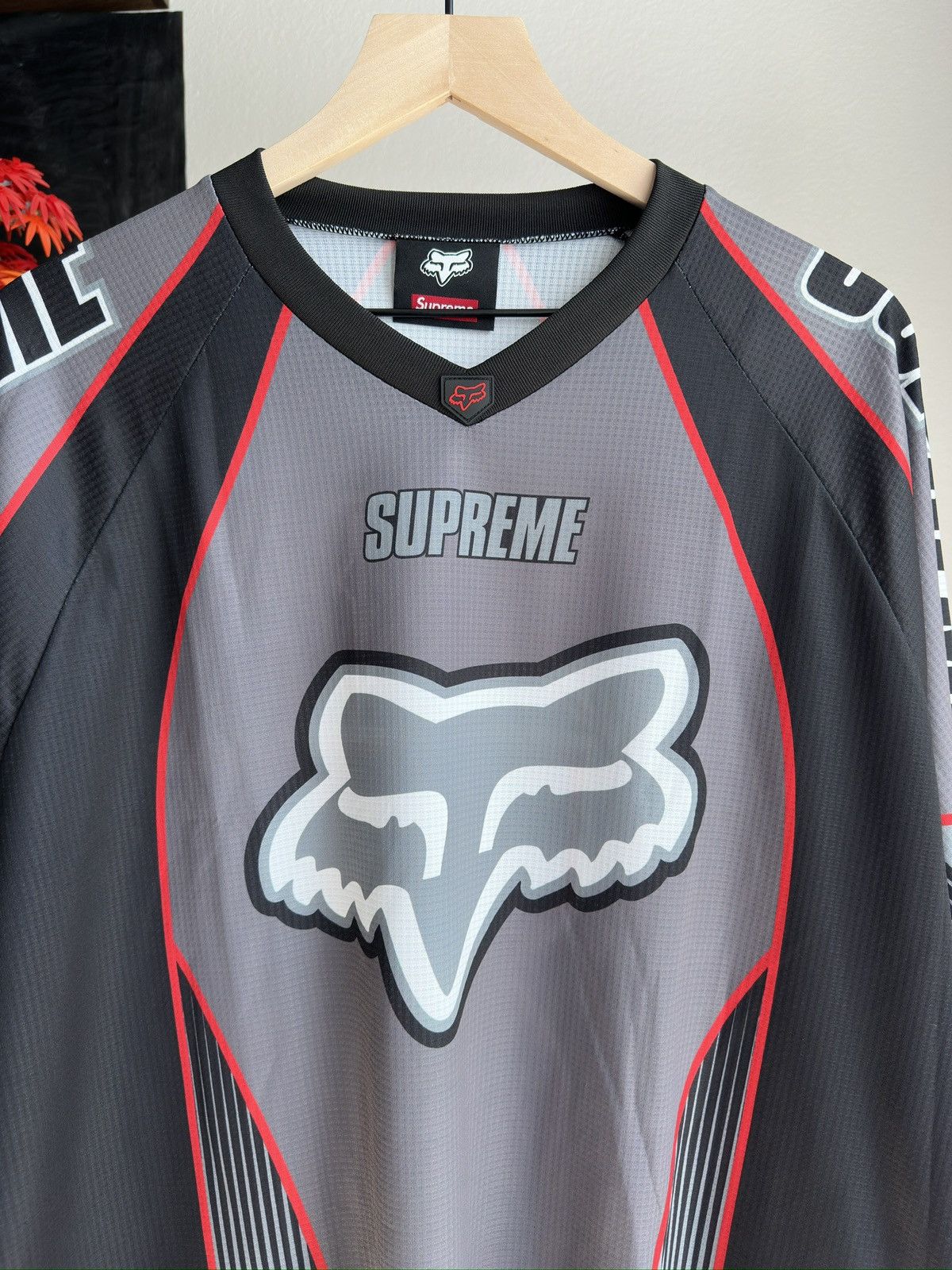 Fox Racing × Supreme DMX Moto Jersey Black Size US XXL / EU 58 / 5 - 3 Thumbnail