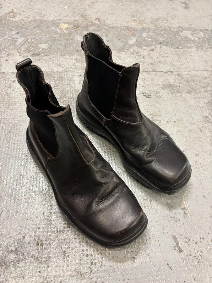 Prada FW1999 Prada Brown Leather Vibram Boots Size US 9 / IT 39 - 4 Thumbnail