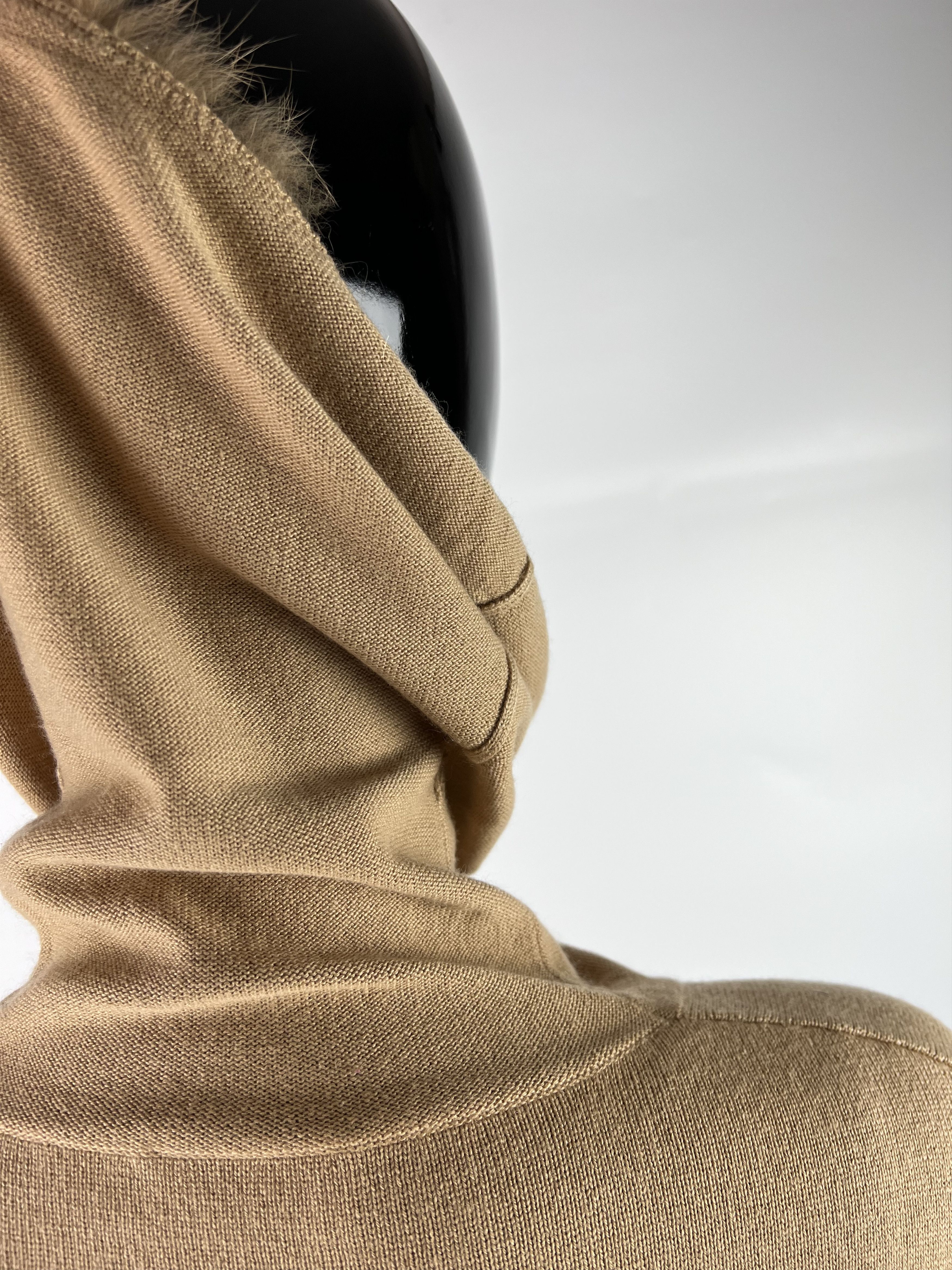 Designer Laurel Silk Cashmere Sweater 100% Rabbit Hair Size EU40 Size L / US 10 / IT 46 - 7 Thumbnail