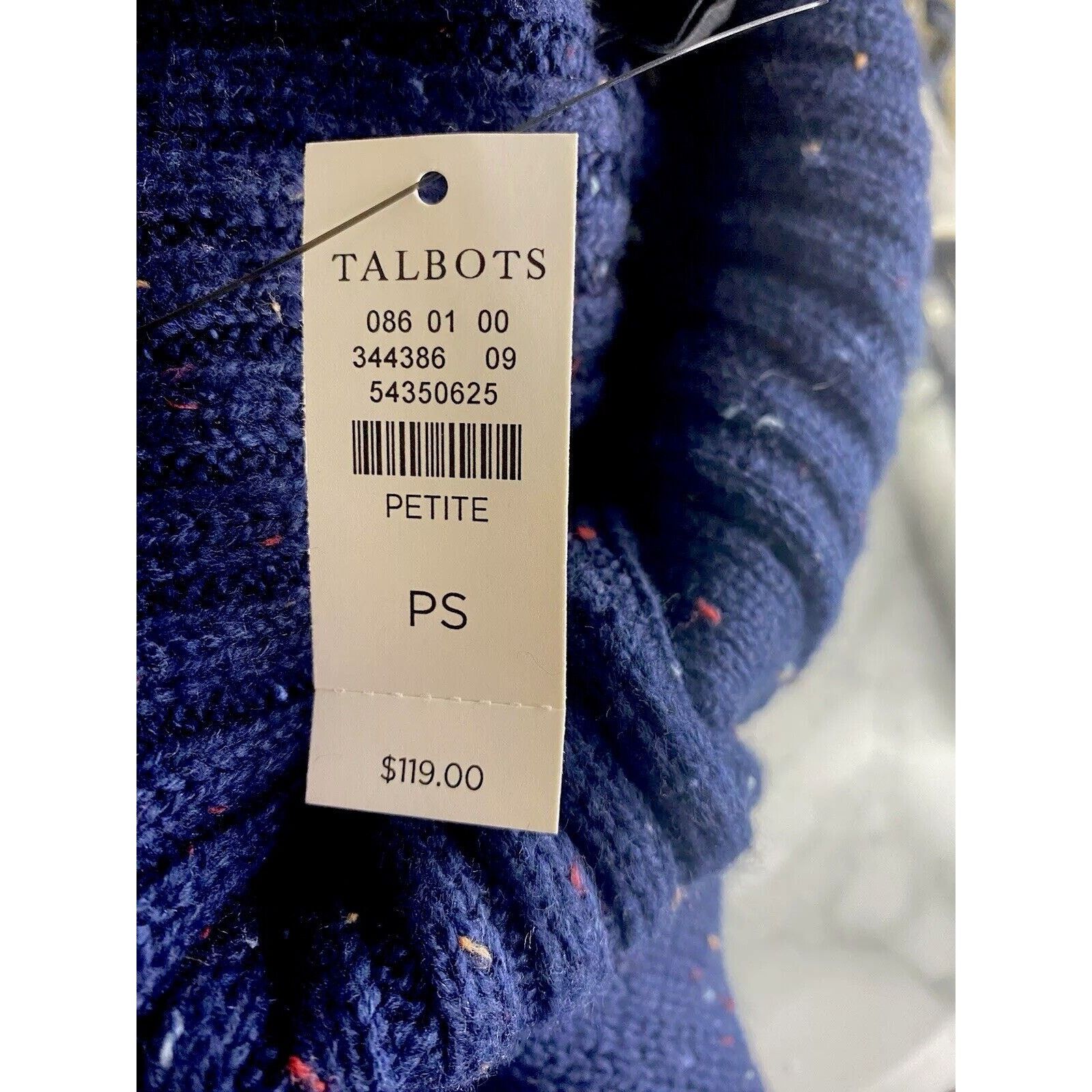 The Unbranded Brand NWT Talbots Knit Split Neck Long Sleeve Midi Sweater Dress Size S / US 4 / IT 40 - 12 Thumbnail