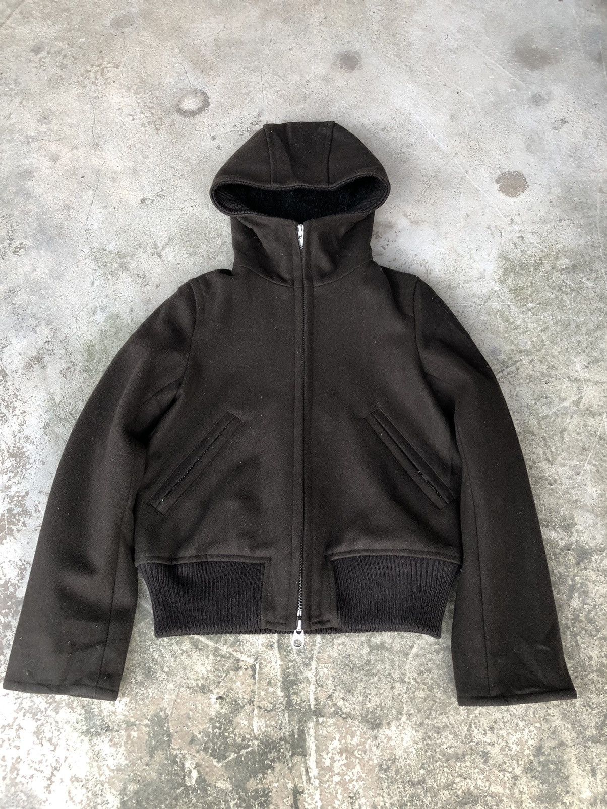 Issey Miyake Vintage Sunao Kuwahara Wool Hoodie Fur Jacket Rare #No1 Size US M / EU 48-50 / 2 - 1 Thumbnail