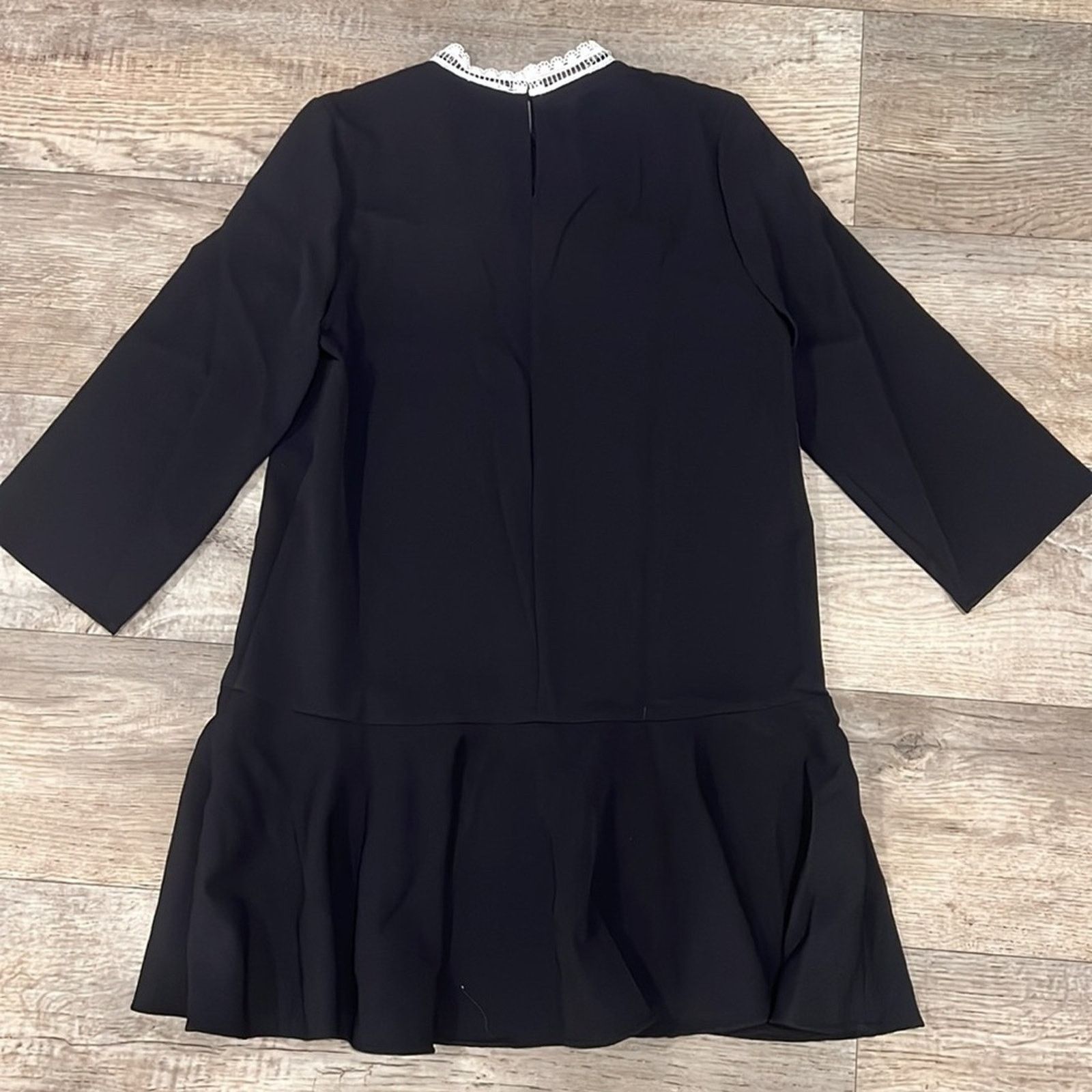 Zara ZARA Mini Dress with Ruffled Hem NWT (S) Size S / US 4 / IT 40 - 11 Thumbnail