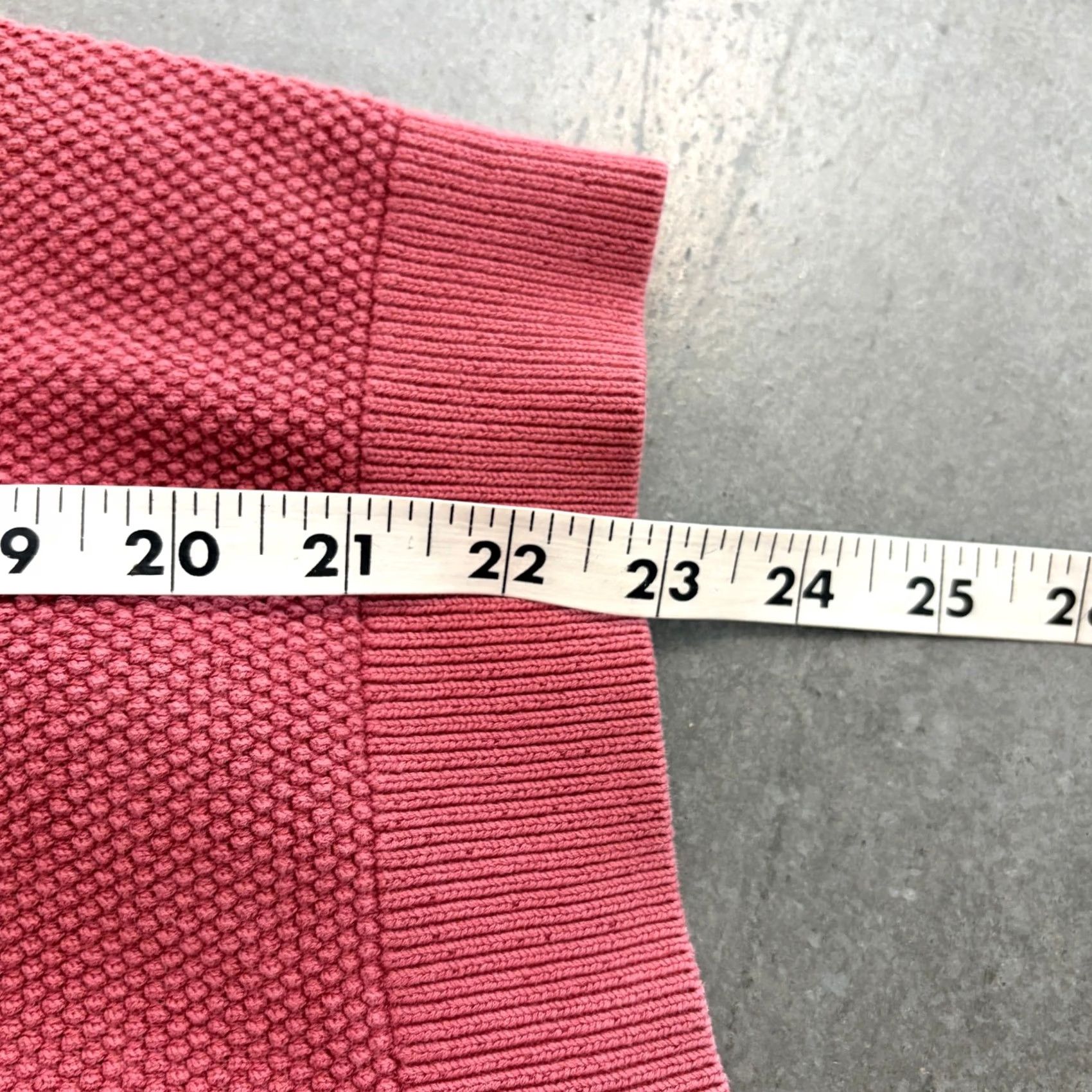 Vintage VINTAGE Y2k Extra Fine Cotton Waffle Thermal Full Zip Nature Red Longsleeve S Women Size S / US 4 / IT 40 - 5 Thumbnail