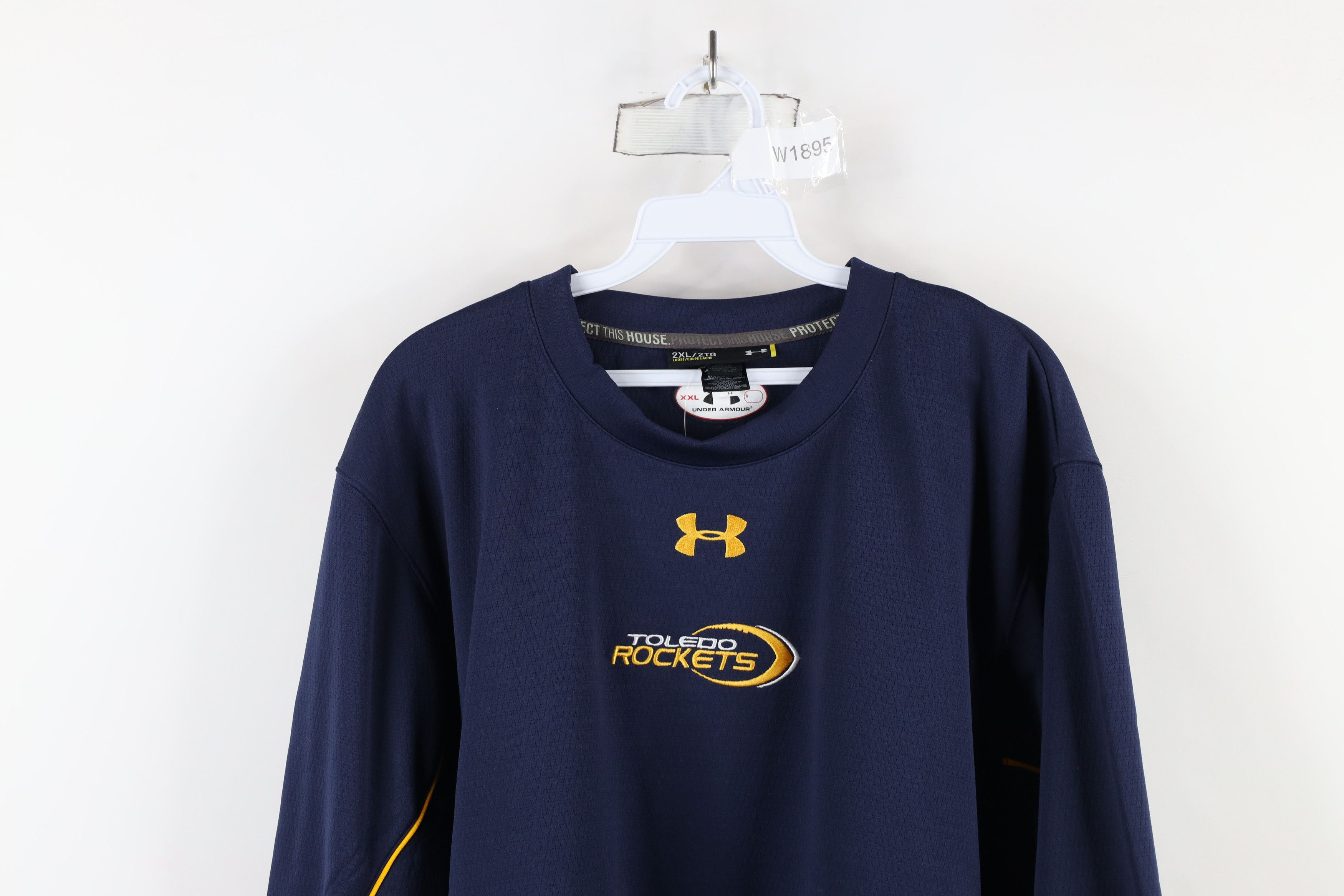 Under Armour × Vintage New Under Armour University of Toledo Brushed Fleece Sweater Size US XXL / EU 58 / 5 - 2 Thumbnail