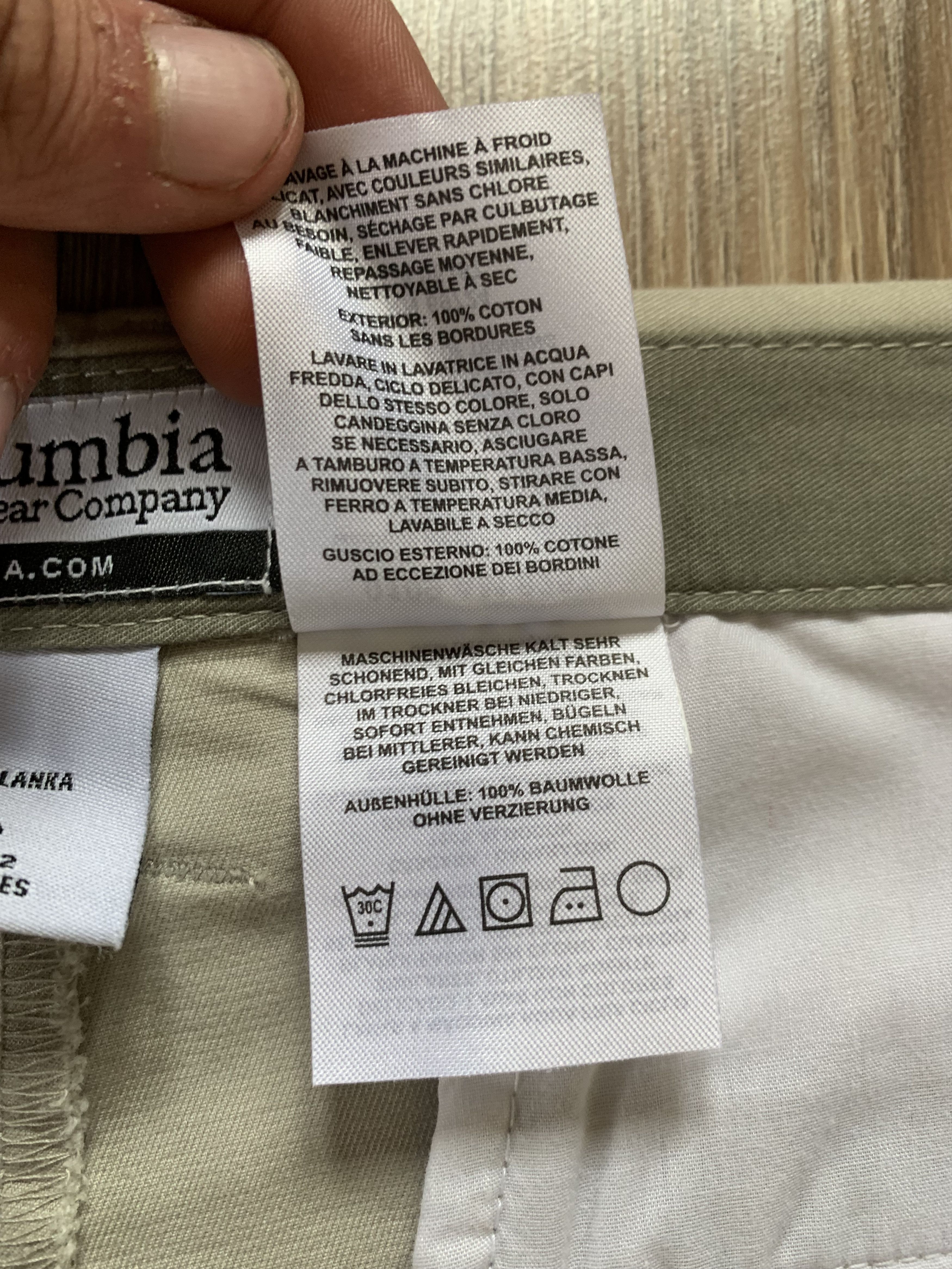 Columbia Columbia Mens Cotton Outdoor Pants Trousers Size US 34 / EU 50 - 8 Thumbnail