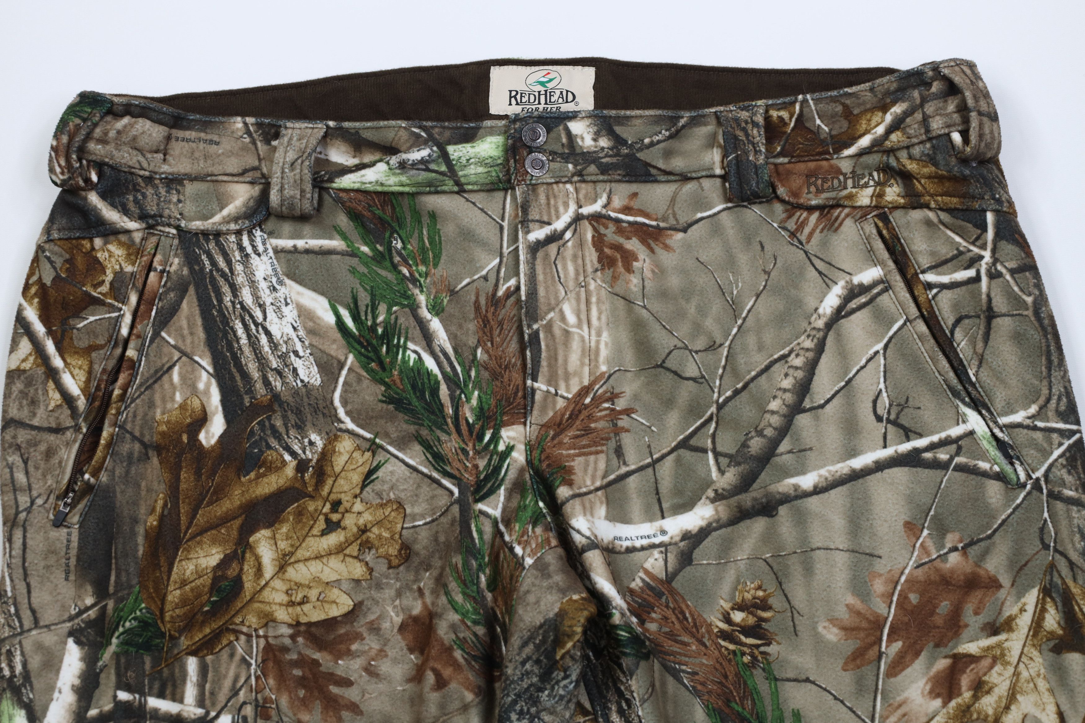 Vintage Vintage Y2K Heavyweight Camouflage Chamois Wide Leg Pants Size 30" / US 8 / IT 44 - 2 Thumbnail