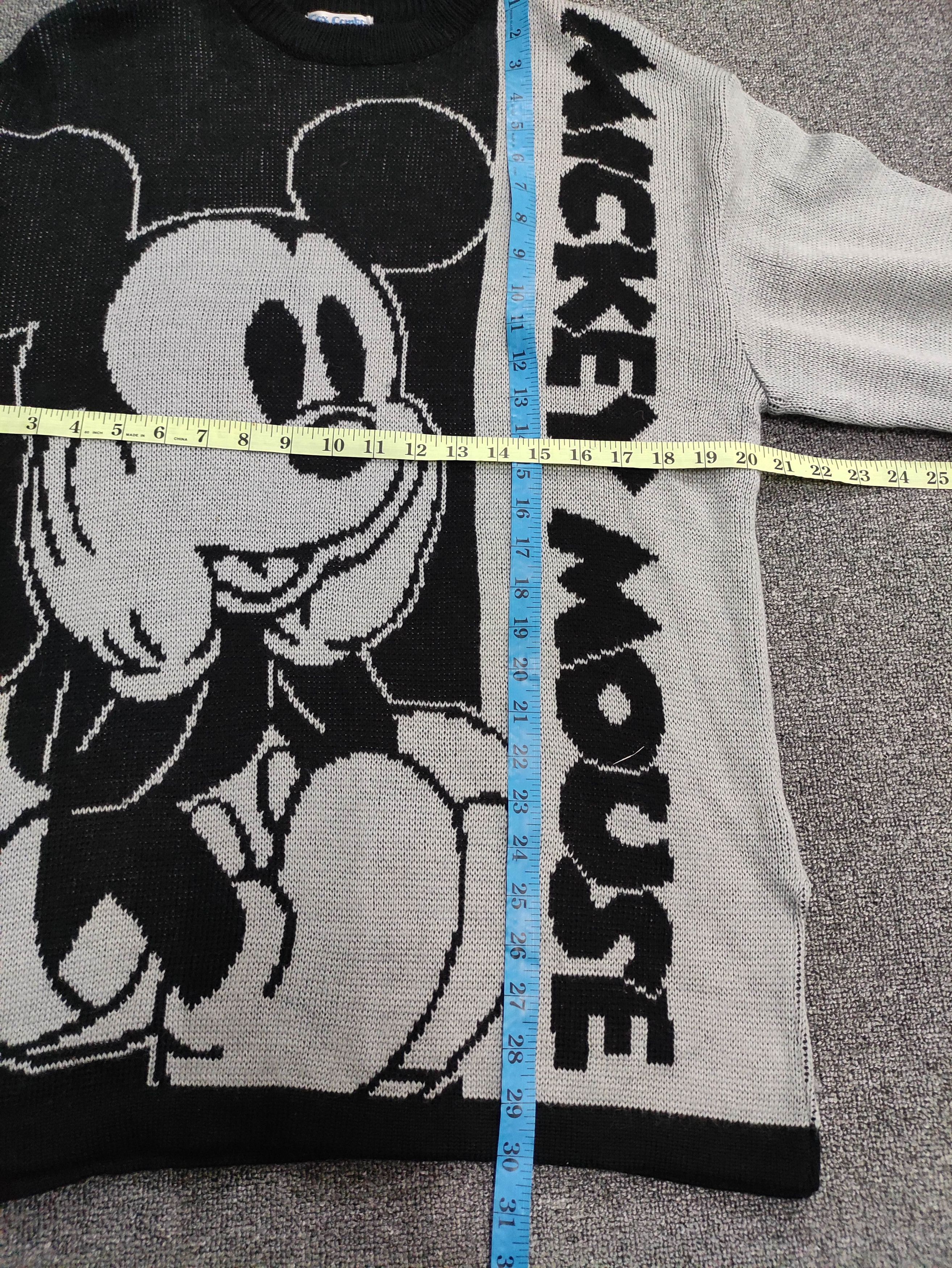 Disney Vintage Mickey Mouse By Cox Combo Wool Knit Jumper Size US M / EU 48-50 / 2 - 6 Thumbnail