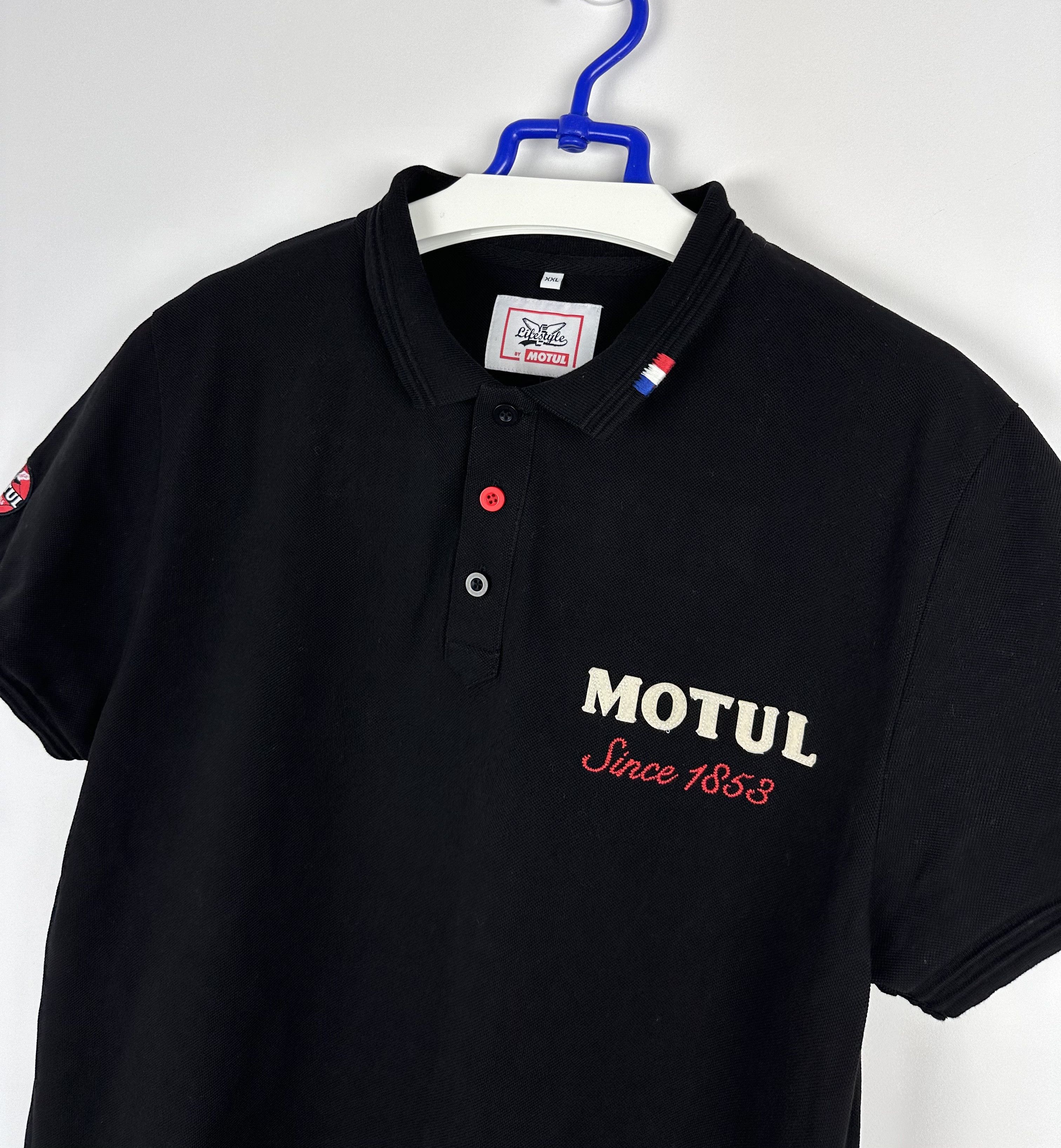 Other MOTUL Oil Racing Men's Polo Shirt Black Size US XXL / EU 58 / 5 - 2 Thumbnail