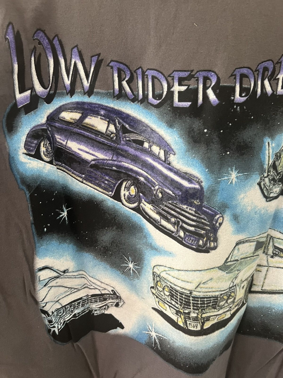 Vintage Vintage Low Rider T shirt Grey Size US XL / EU 56 / 4 - 5 Thumbnail