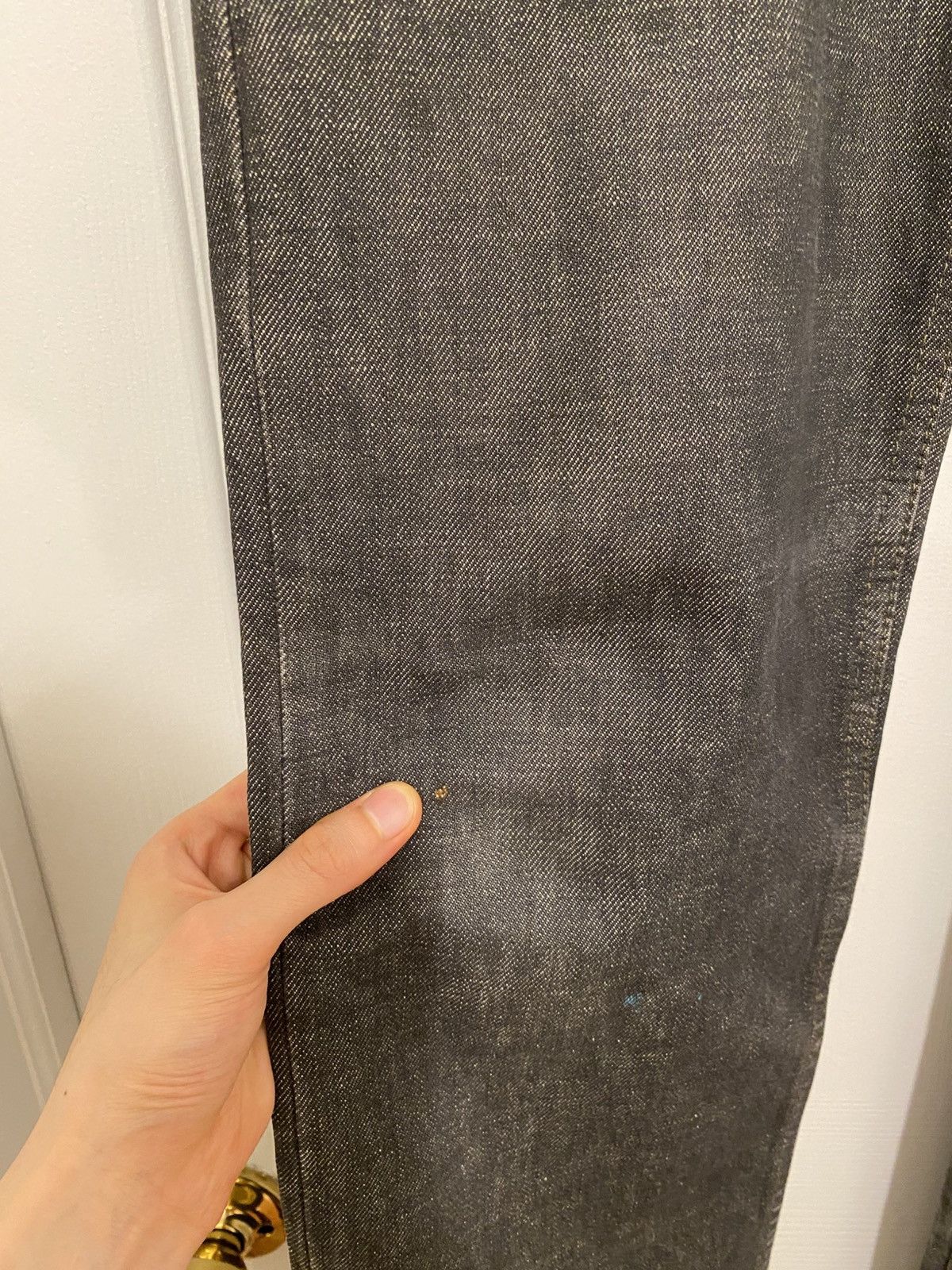 Helmut Lang 1998 classic denim italian cut raw denim Size US 31 - 12 Thumbnail