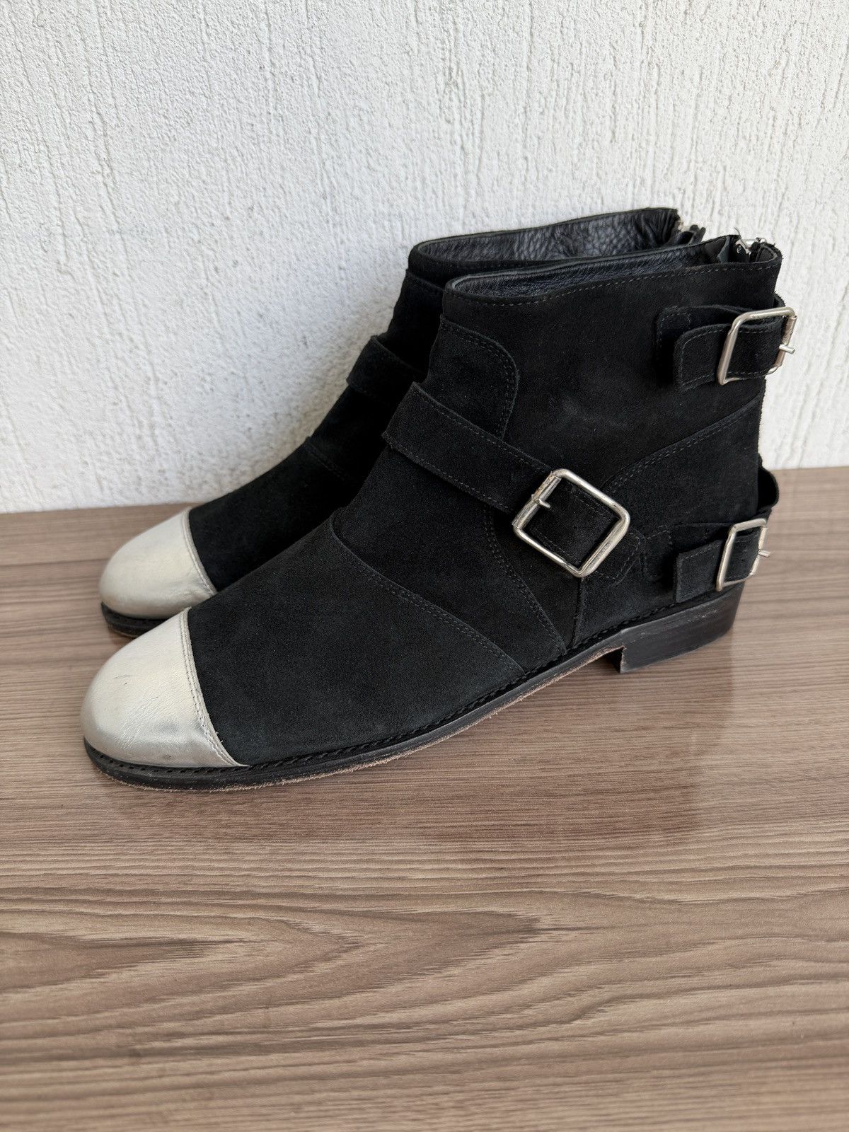 Balmain x hm Chelsea boots !!! Suede Casual Boots Balmain x H&M - 45, buy pre-owned at 56 EUR main image 3