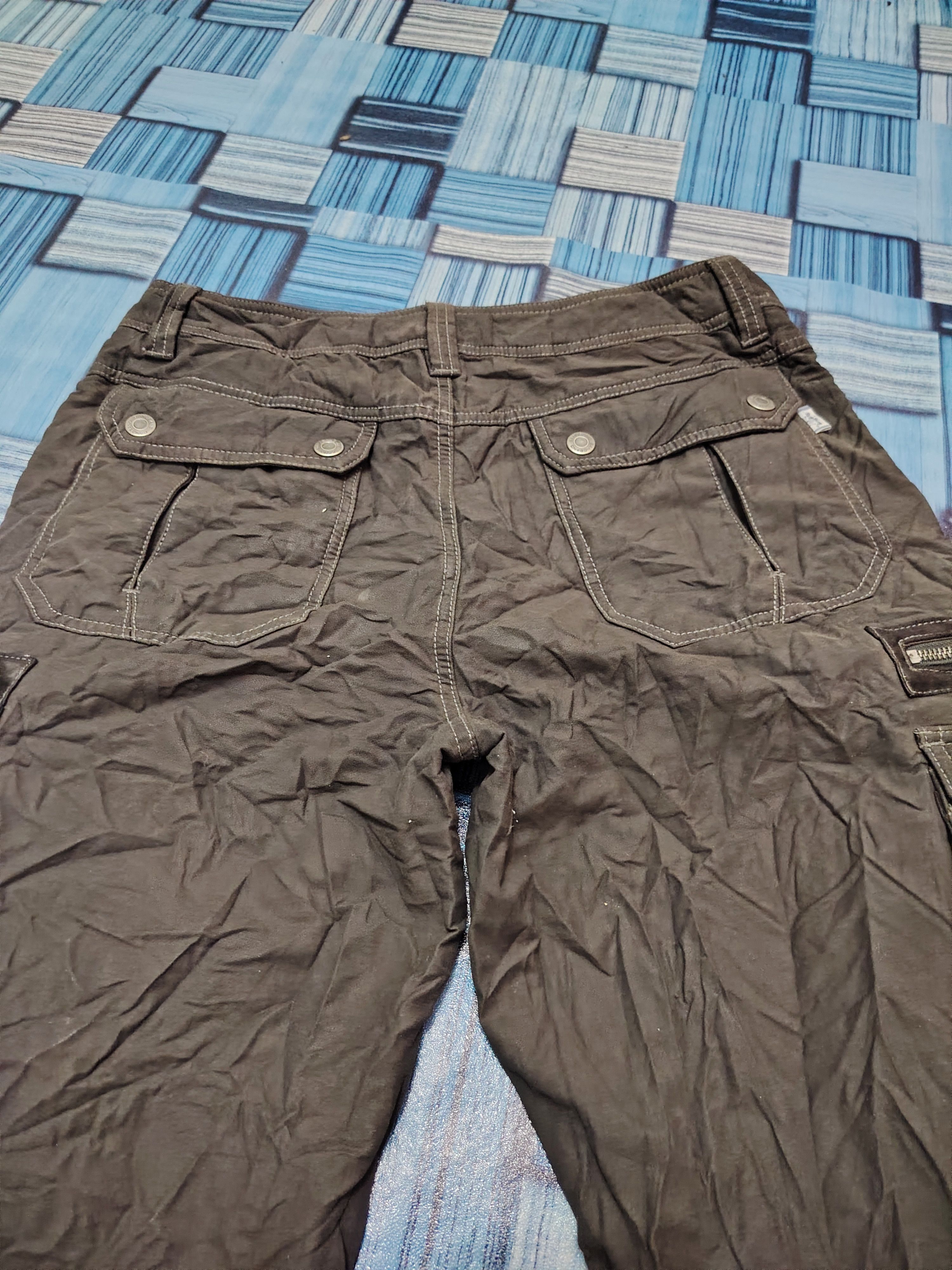 Vintage 90s Bang Bang Jeans Cargo Double Layer Pants Size US 32 / EU 48 - 13 Thumbnail