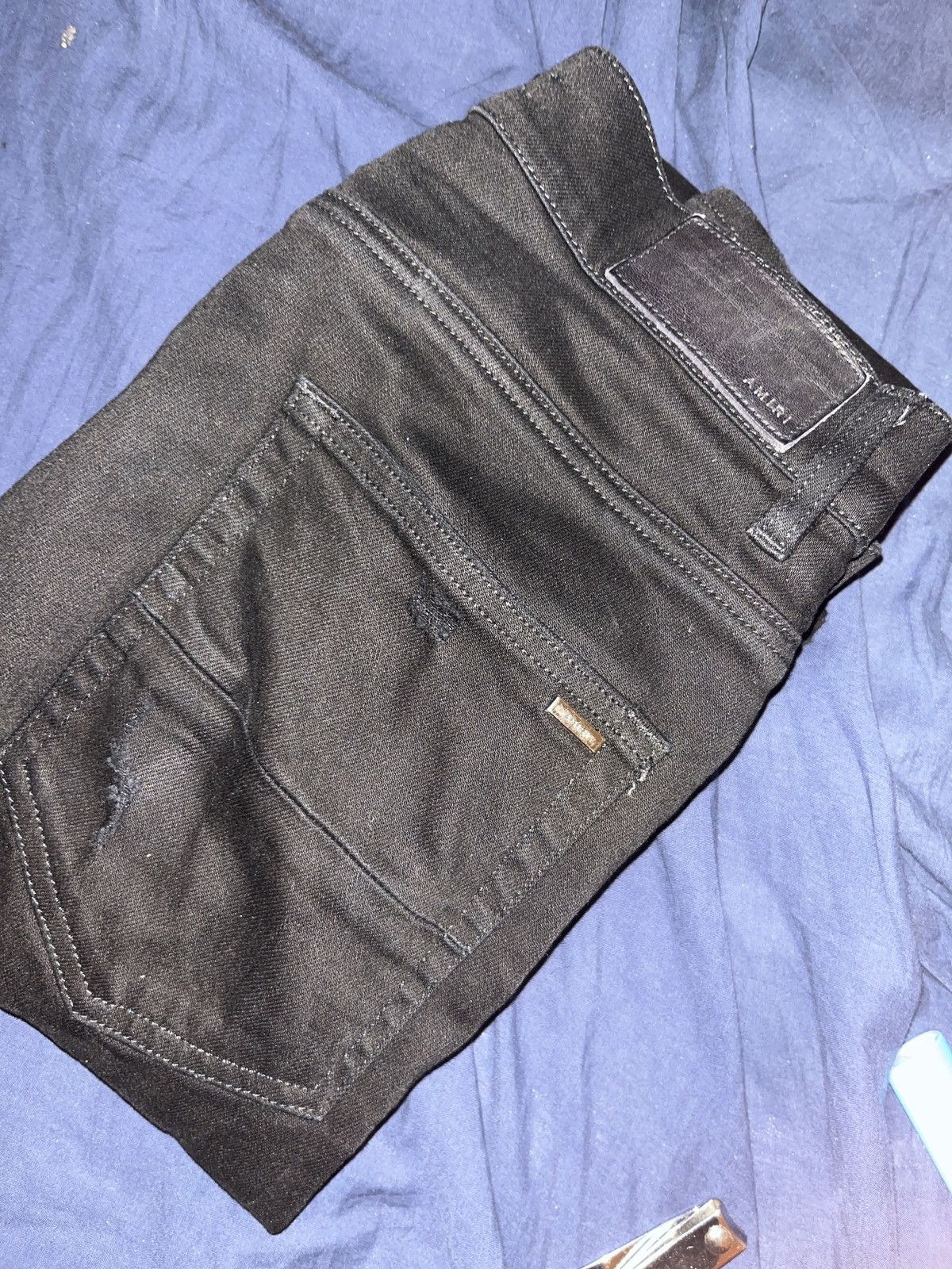 Amiri Amiri Stack Jean “Black” Size US 30 / EU 46 - 1 Thumbnail