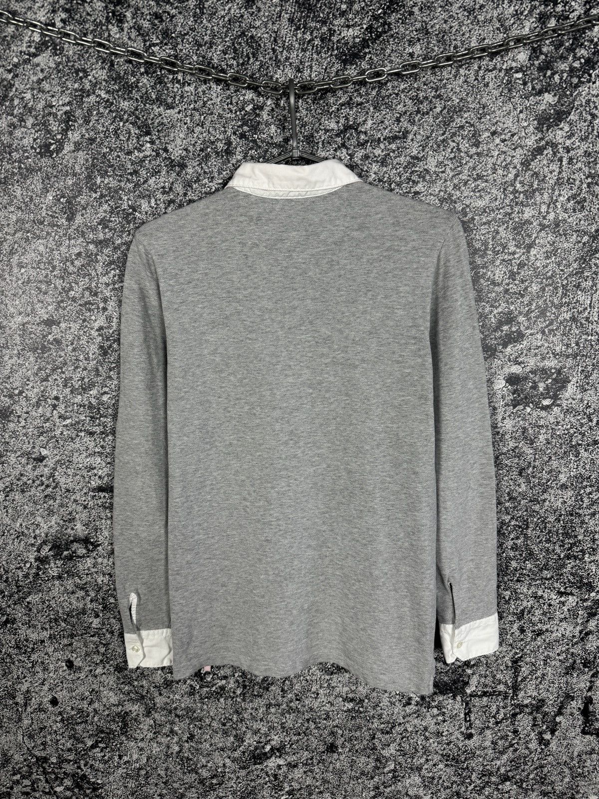 Lacoste Women’s Lacoste Long Sleeve Polo Shirt Gray Top Size 46 Size L / US 10 / IT 46 - 10 Thumbnail