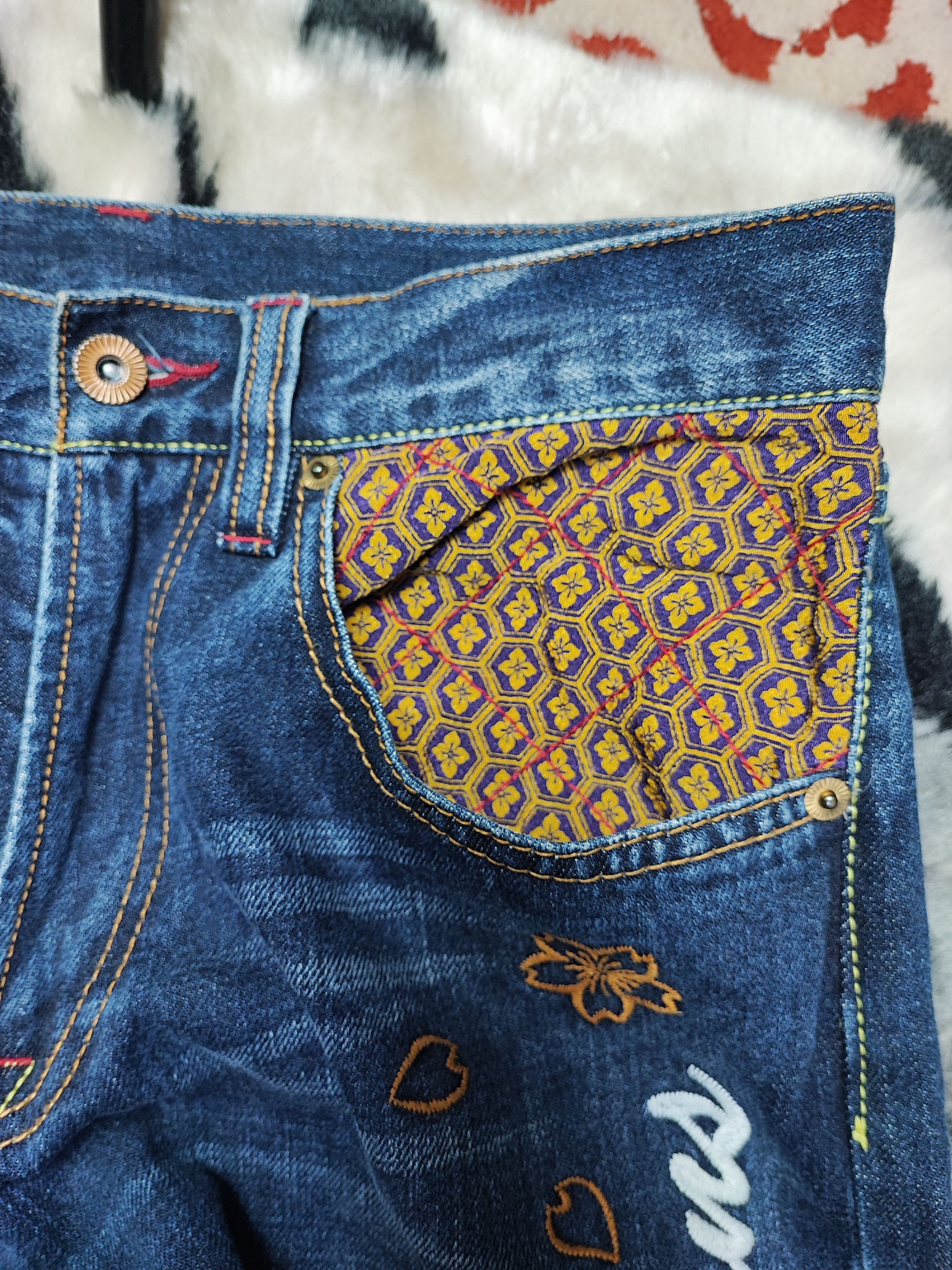 If Six Was Nine × Japanese Brand KURA DENIM JEANS EMBROIDERY DESIGN Size US 28 / EU 44 - 11 Thumbnail