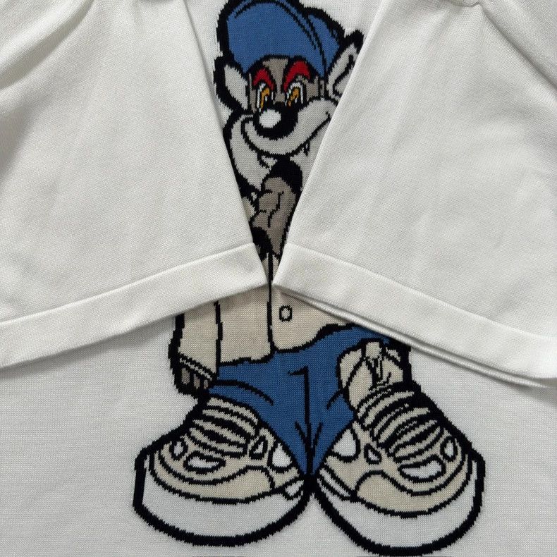 Louis Vuitton Louis Vuitton Rap Little White Wolf Short Sleeve 2504-Nexta Size US S / EU 44-46 / 1 - 4 Thumbnail
