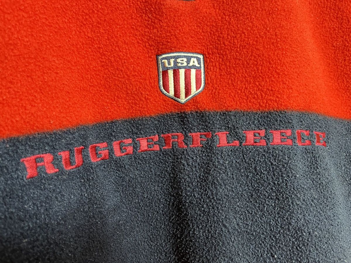 Gant × Vintage GANT RUGGER FLEECE USA Embroidery Logo Half Snap Oversize Size US M / EU 48-50 / 2 - 4 Thumbnail