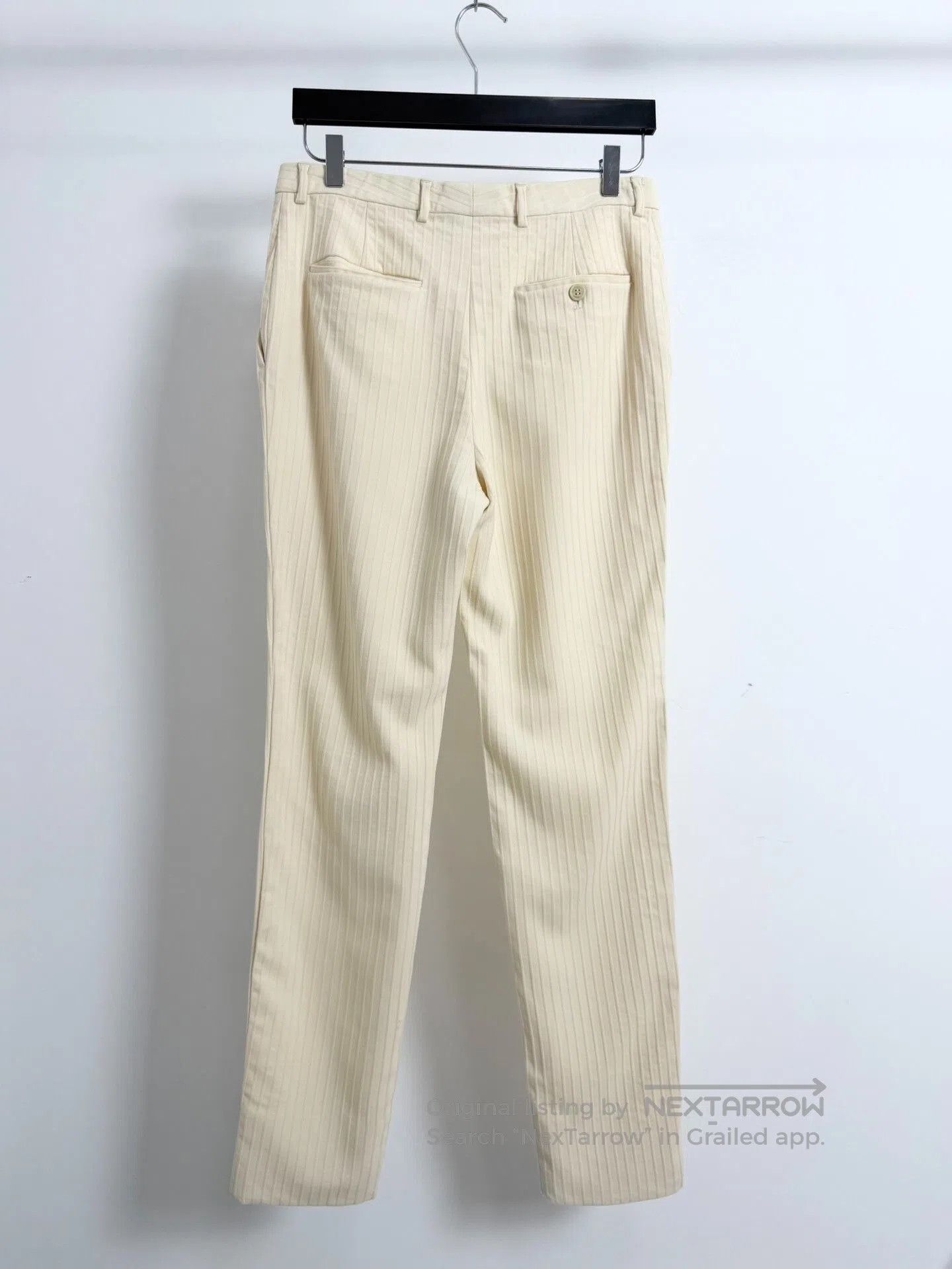 Saint Laurent Paris Saint Laurent Beige Pinstripe Suit. Size US M / EU 48-50 / 2 - 6 Thumbnail
