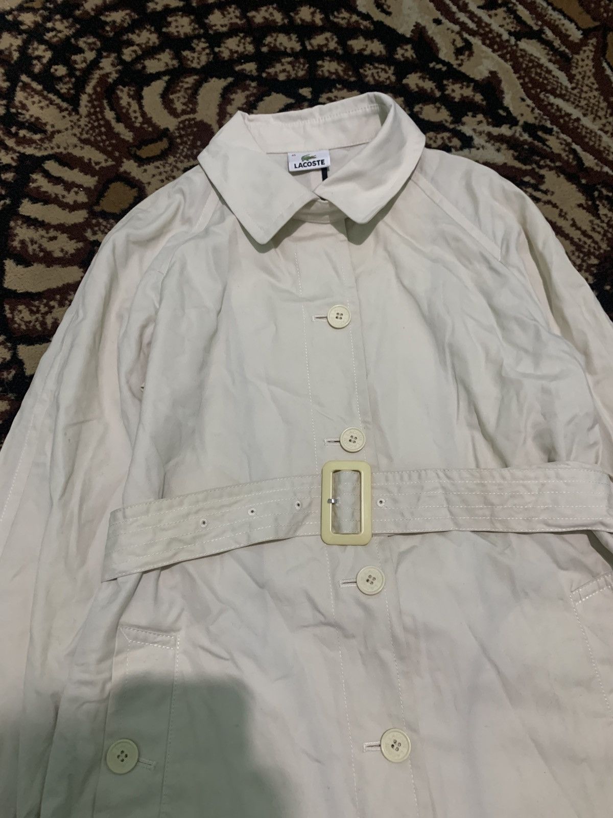 Lacoste Vintage Trench Coat Lacoste Size M / US 6-8 / IT 42-44 - 2 Thumbnail