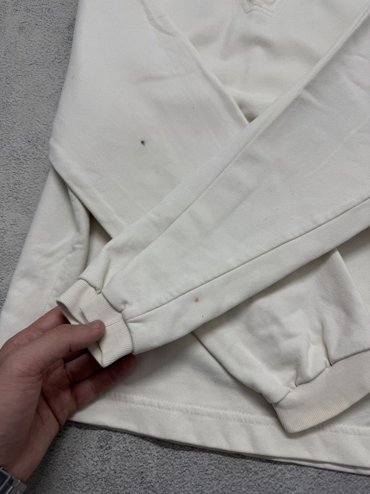 Nike Vintage Nike 1/4 Zip Sweatshirt White 00’s Size M / US 6-8 / IT 42-44 - 11 Thumbnail