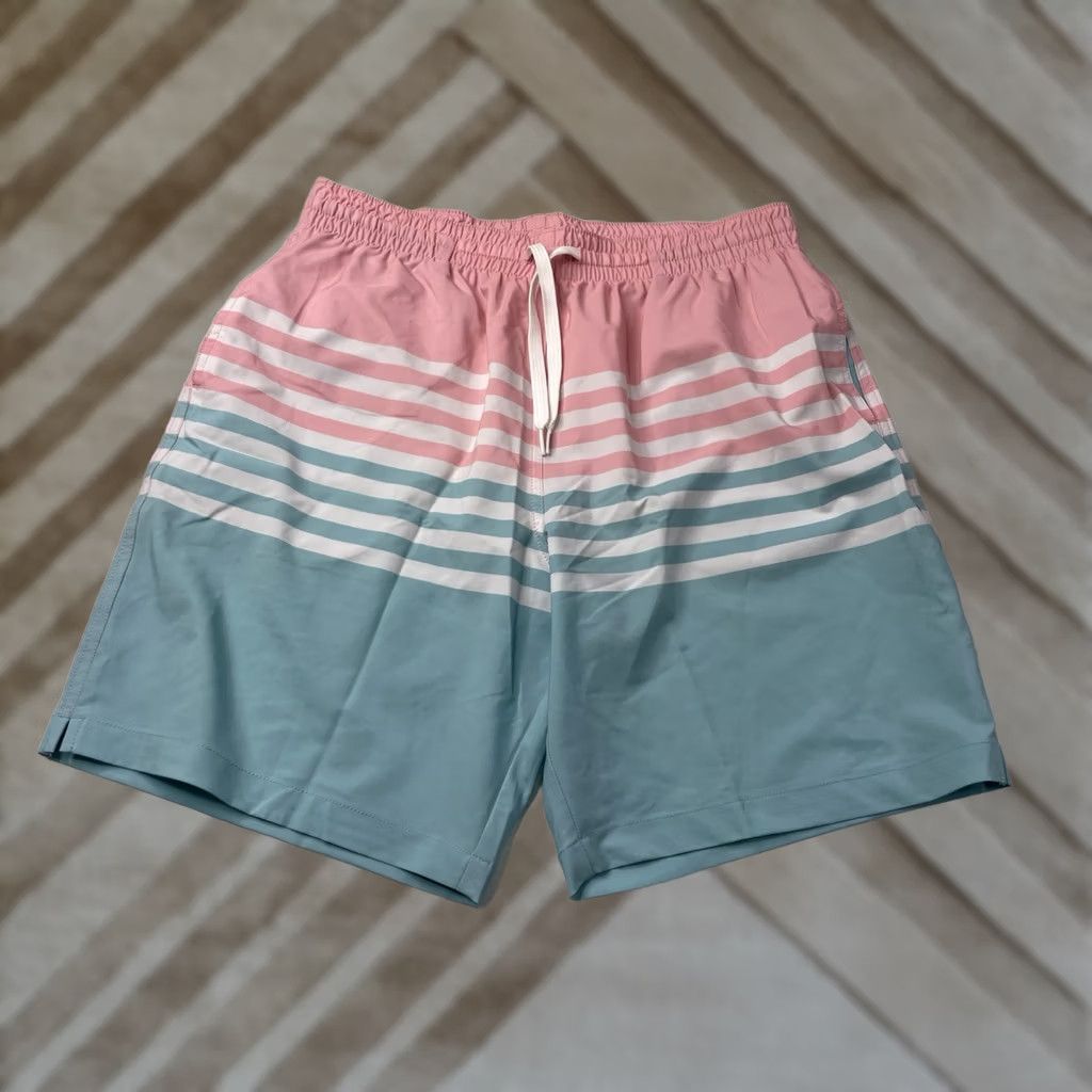 Chubbies Chubbies Men’s Trunks L Colorblock Stripes Lined 7” Inseam Size US 33 - 1 Thumbnail