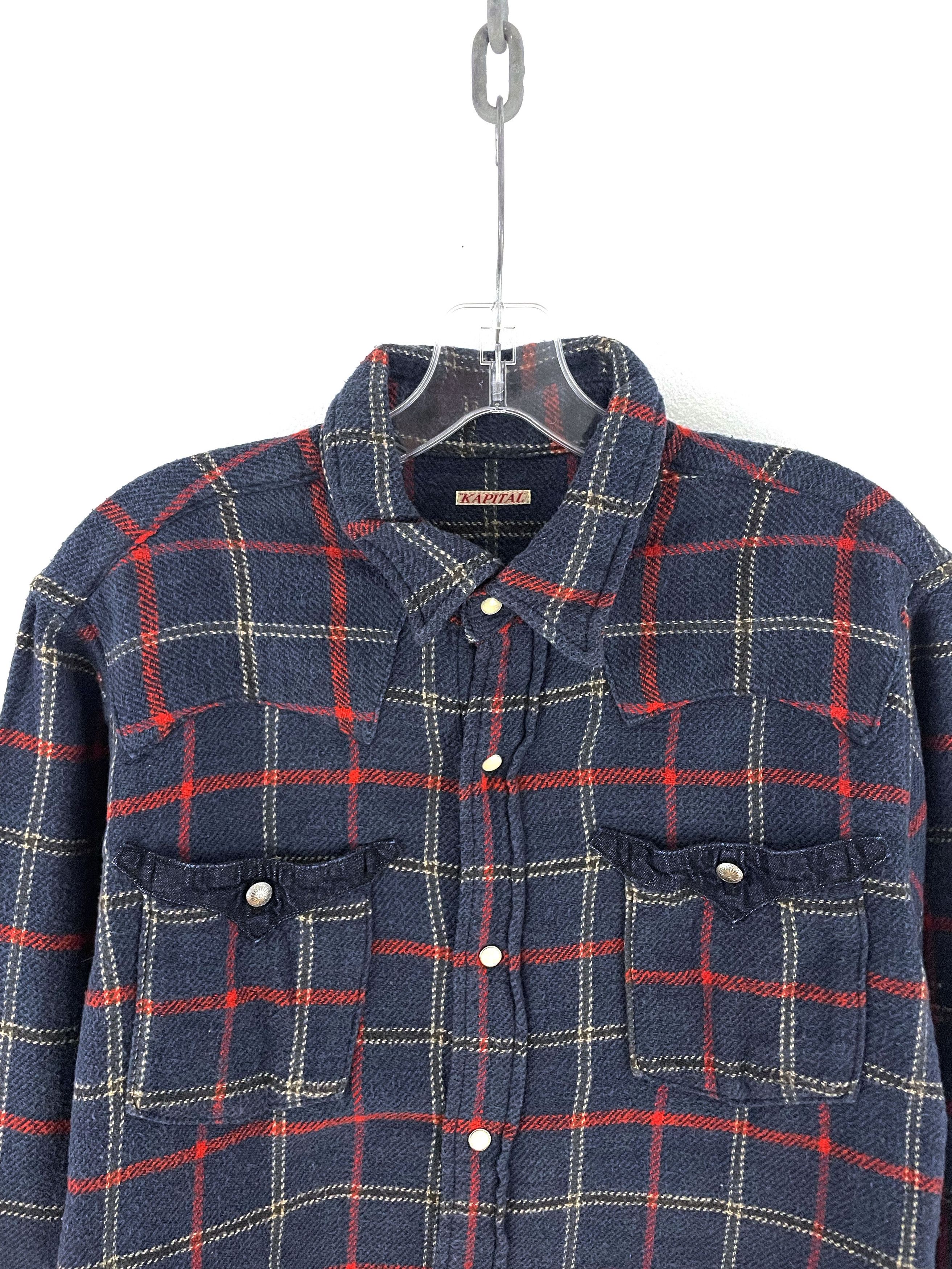 Kapital Corduroy Trim Flannel Size US XL / EU 56 / 4 - 3 Thumbnail