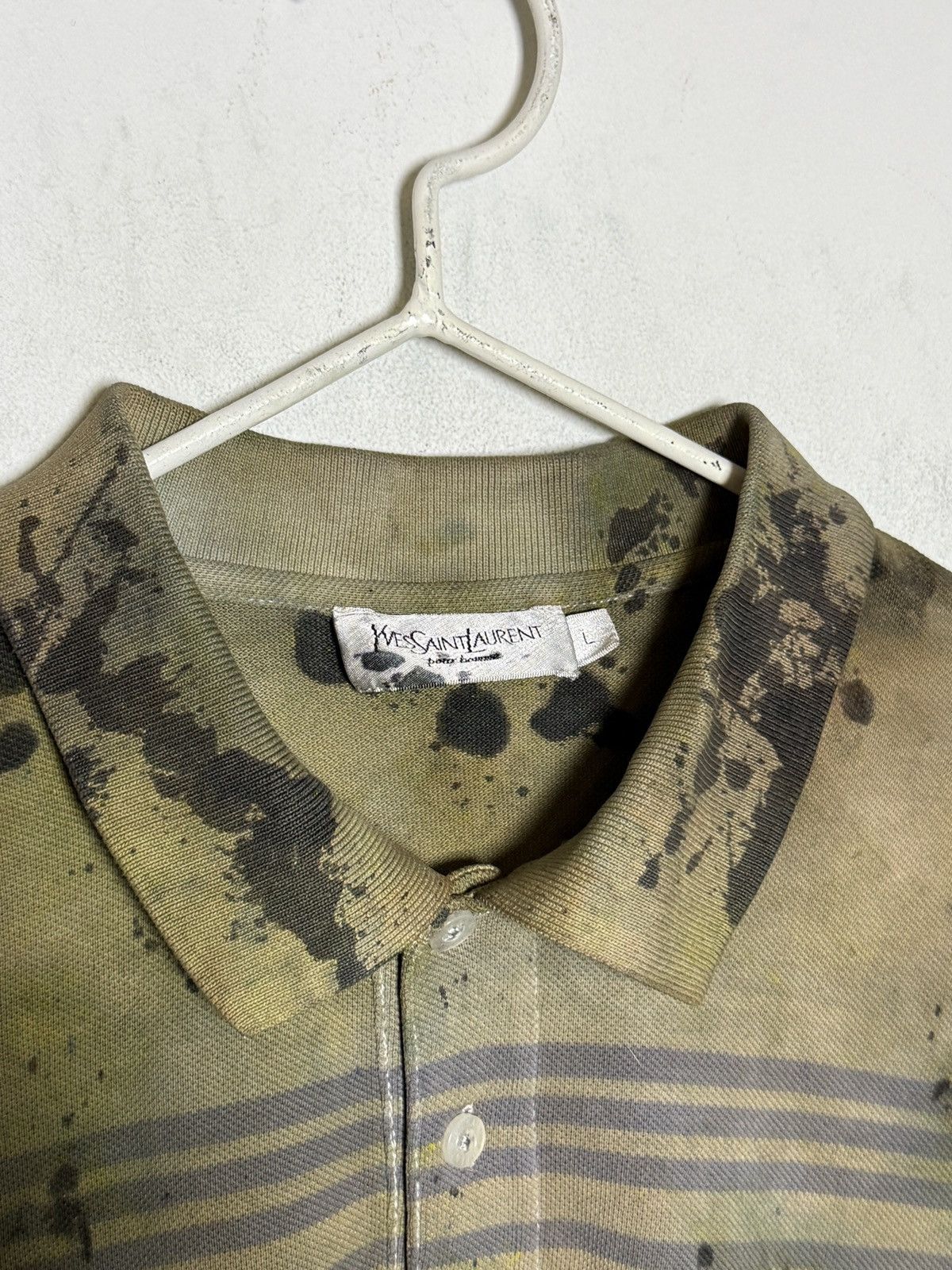 Yves Saint Laurent Vintage Yves Saint Laurent polo shirt Size US L / EU 52-54 / 3 - 4 Thumbnail