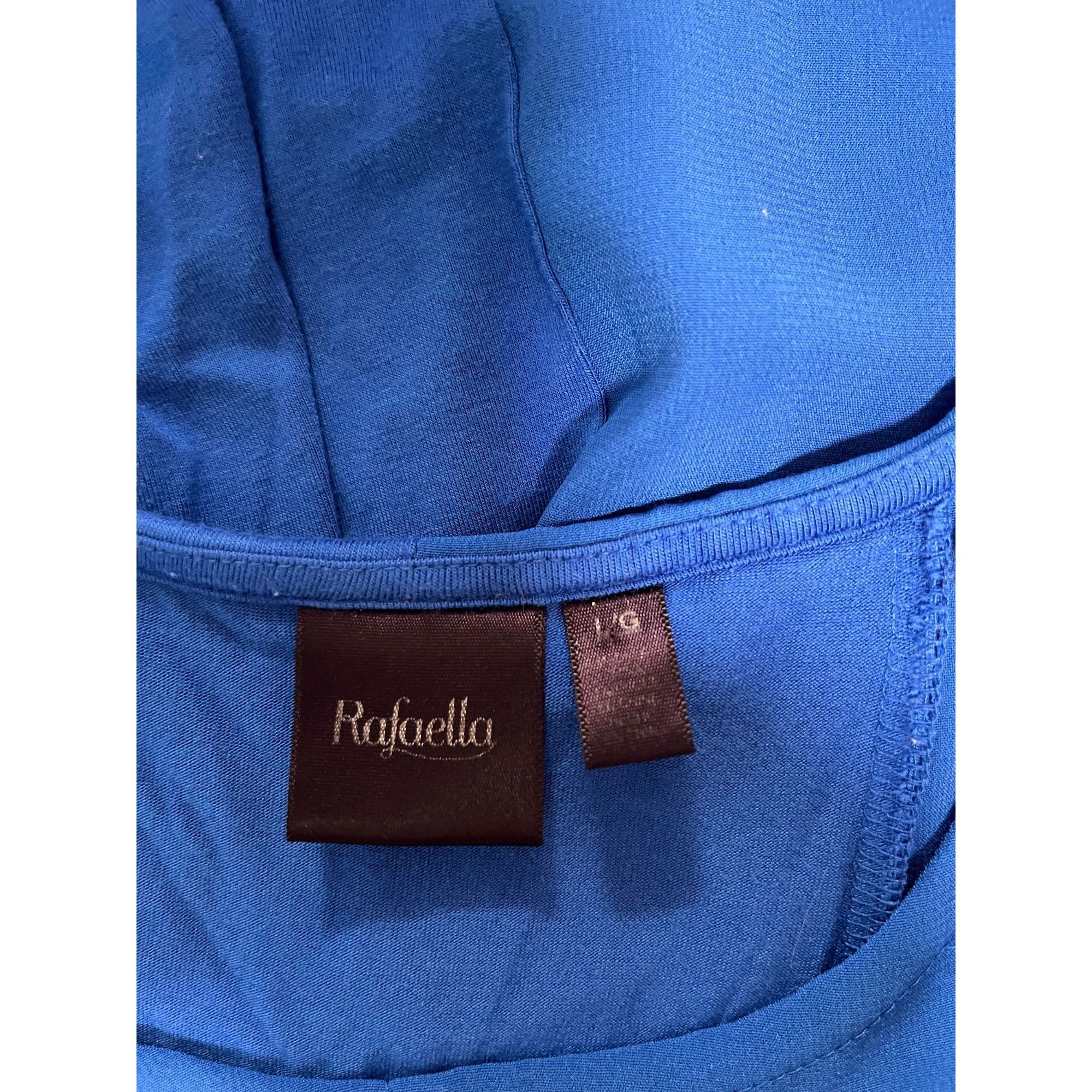 Other Rafaella Womens Royal Blue Asymmetrical Layered Tunic Top Lg Size L / US 10 / IT 46 - 5 Thumbnail