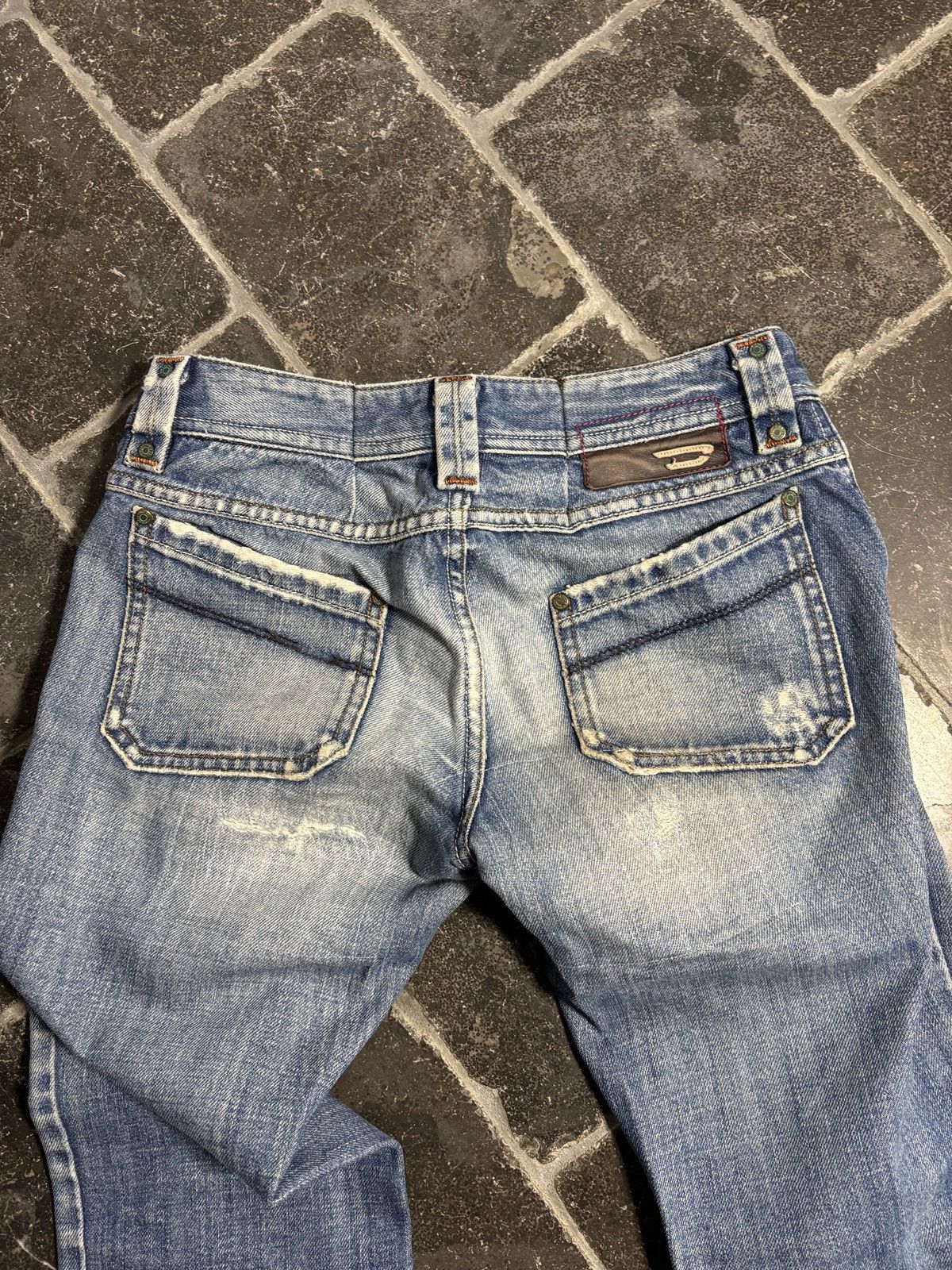 Diesel Vintage Diesel Jeans Y2K 2005 Made in Italy Denim Keate Blue Size 26" / US 2 / IT 38 - 4 Thumbnail