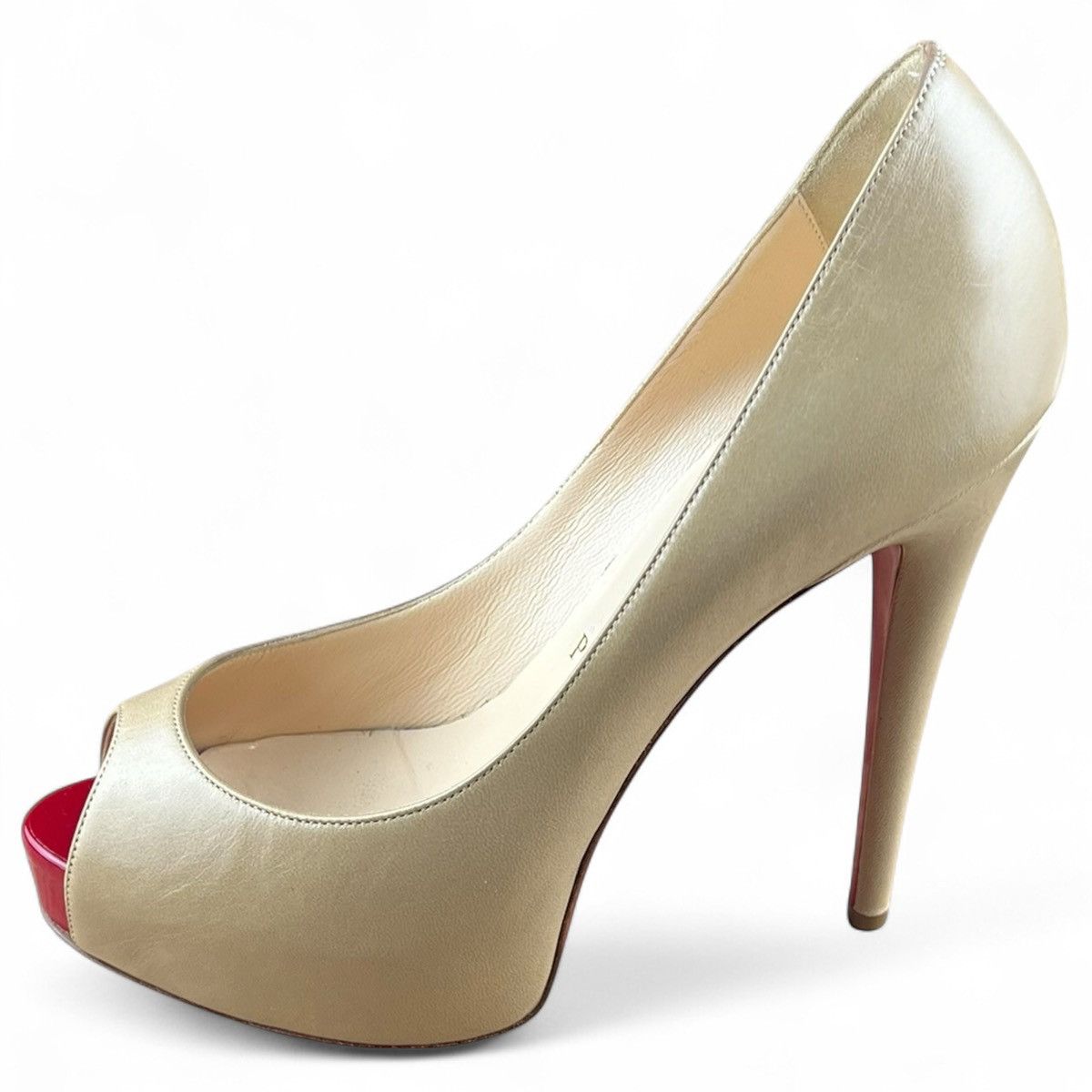 Christian Louboutin Christian Louboutin Patent Vendome 120 Peep Toe Pumps Size US 6.5 / IT 36.5 - 6 Thumbnail