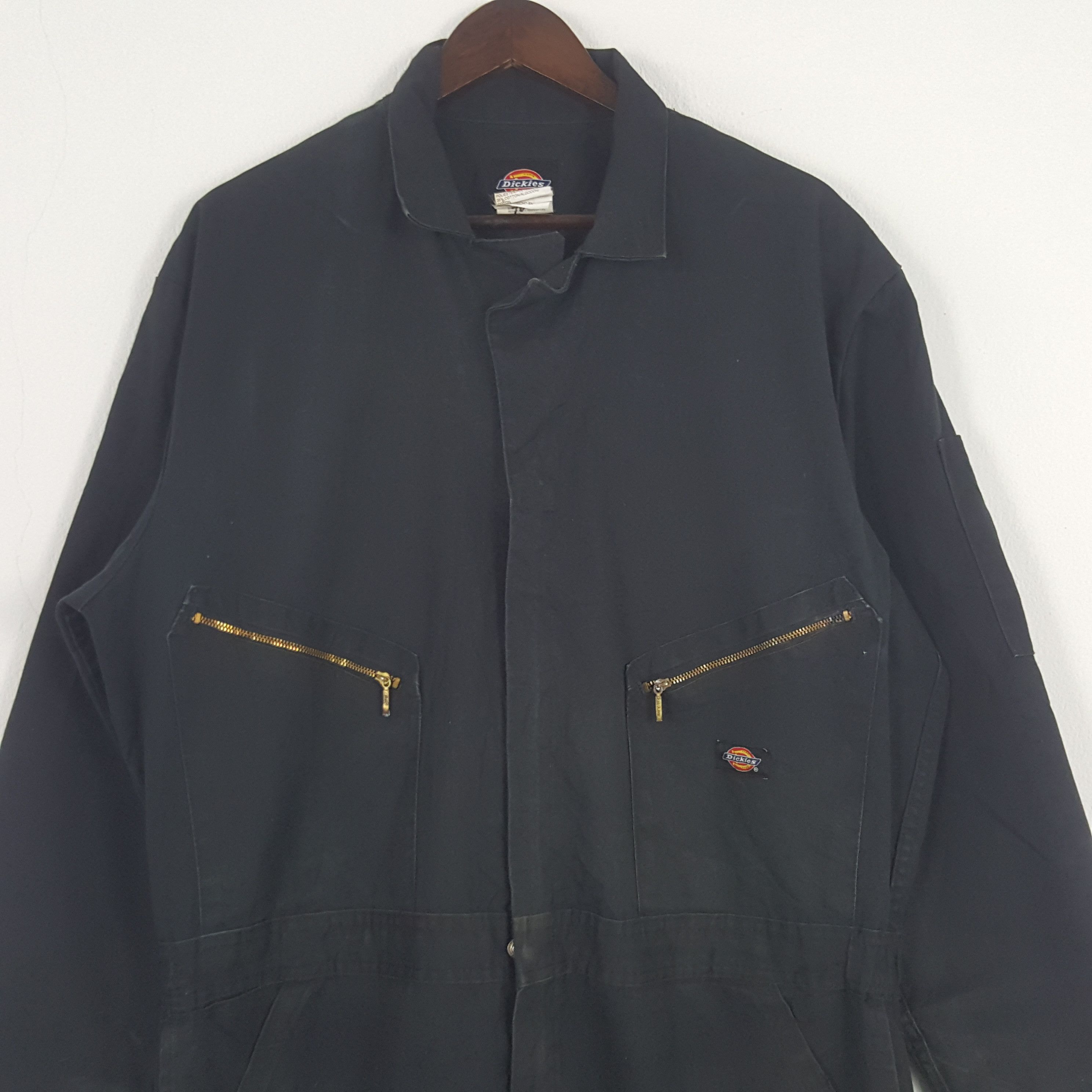 Dickies × Vintage Vintage Dickies x Custom Skull Jumpsuit Coverall Jacket Size US L / EU 52-54 / 3 - 5 Thumbnail