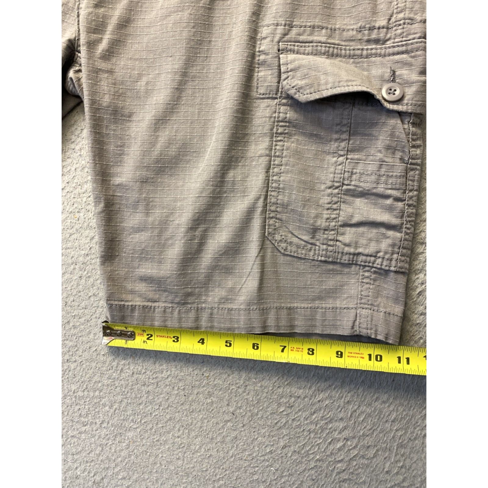 Vintage Wearfirst Cargo Shorts Men 38 Gray Ripstop Fabric Outdoor Casual 141-31 Size US 38 / EU 54 - 5 Thumbnail