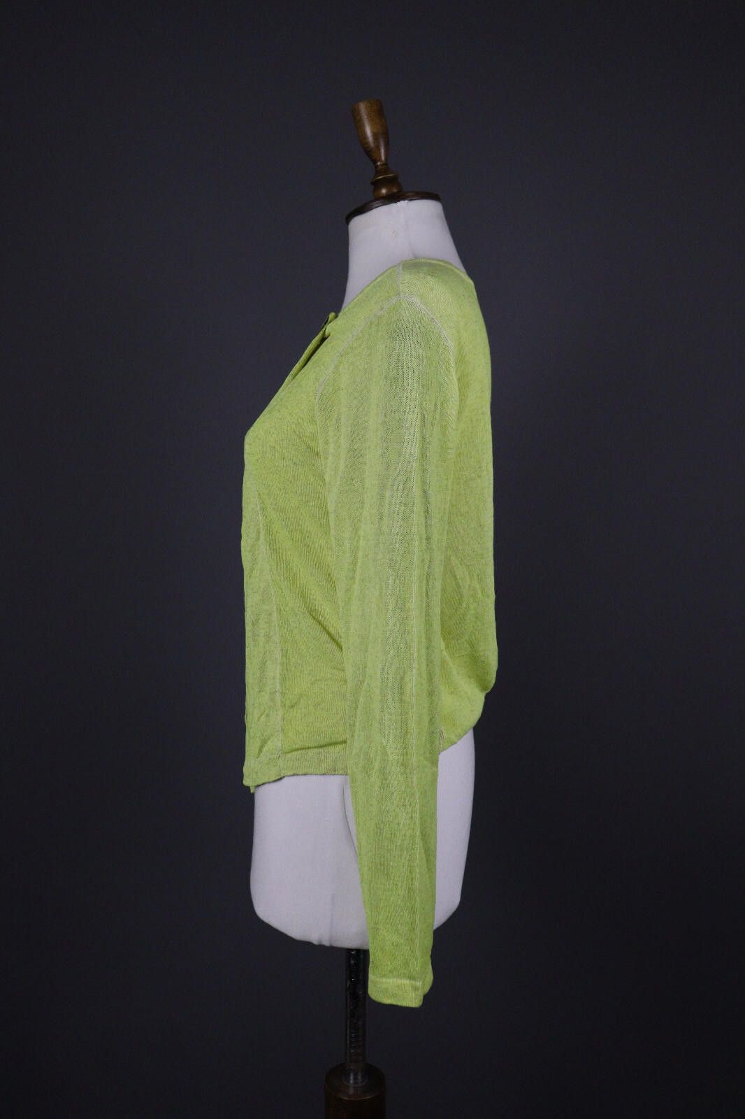 Other Bottega by Elisa Cavaletti One Button Linen Sweater Size S Size S / US 4 / IT 40 - 4 Thumbnail