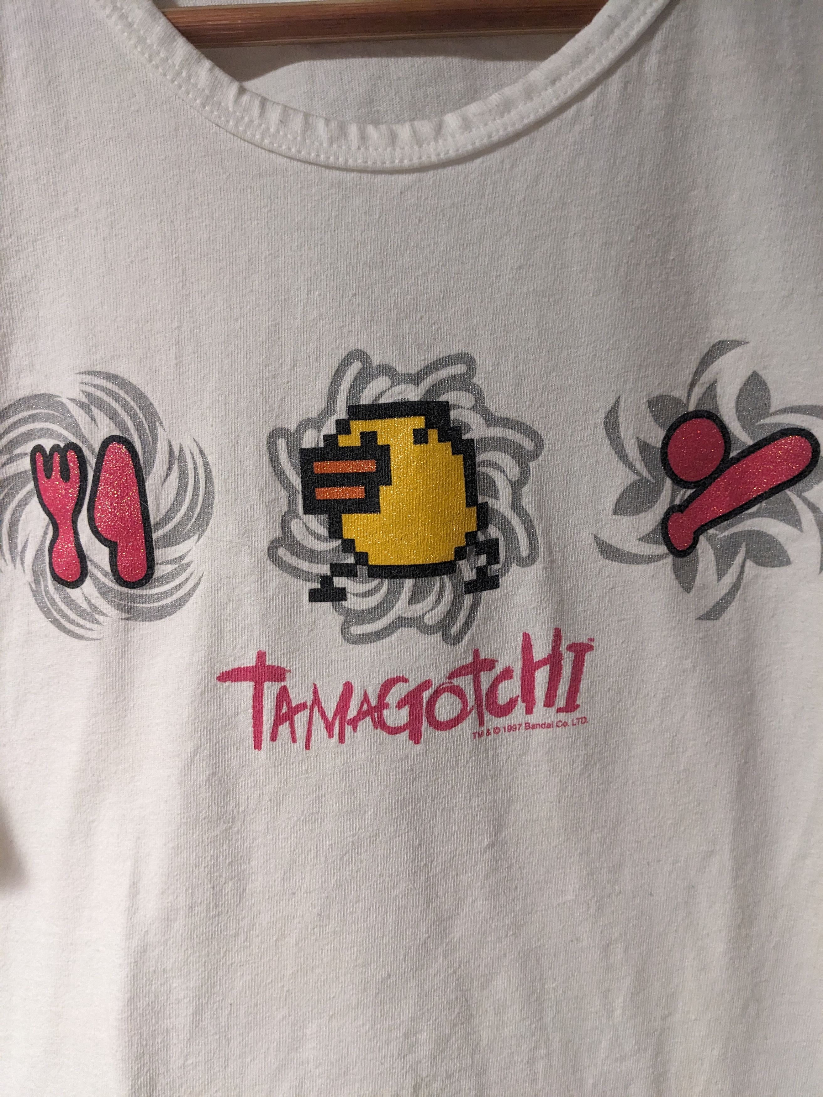 Playstation × Vintage Vintage 1997 Tamagachi Ban Dai Video Game Womans T-Shirt Size L / US 10 / IT 46 - 2 Thumbnail