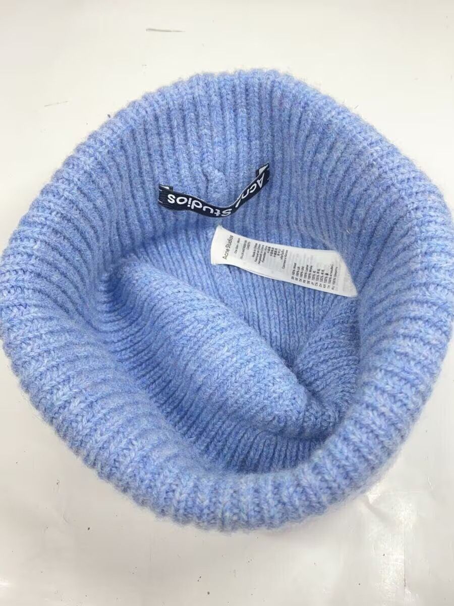 Acne Studios Smiley Patch Ribbed Wool Knit Beanie Size ONE SIZE - 3 Thumbnail