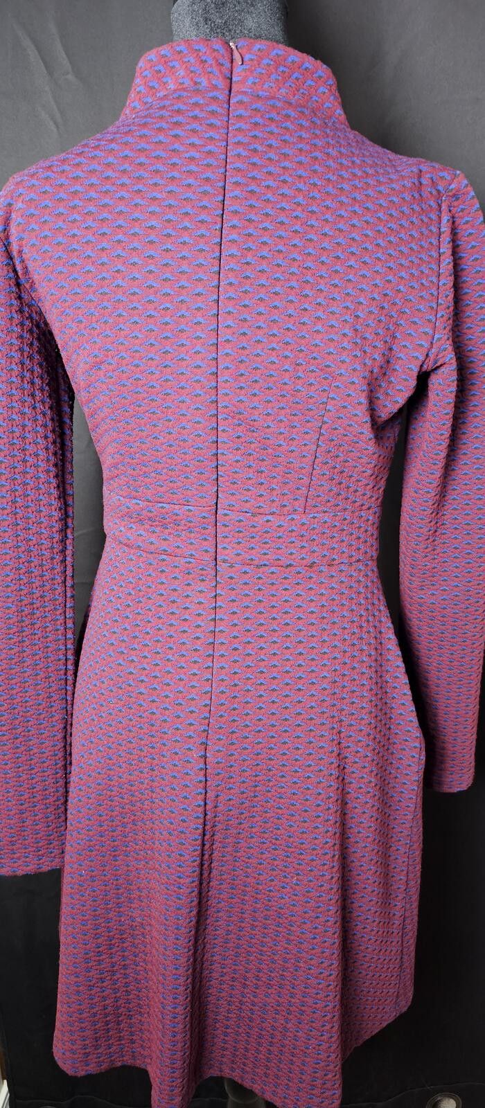 Other Maggy London Dress Pink Womens Size 4 Cowl Neck Zip Pockets Size S / US 4 / IT 40 - 4 Thumbnail