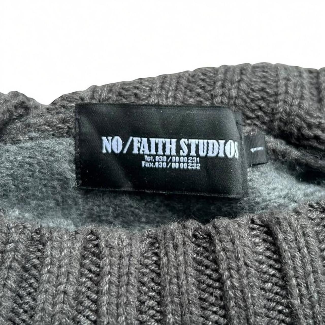 No Faith Studios Black and grey NO FAITH STUDIOS longsleeve sweater Size S / US 4 / IT 40 - 7 Thumbnail