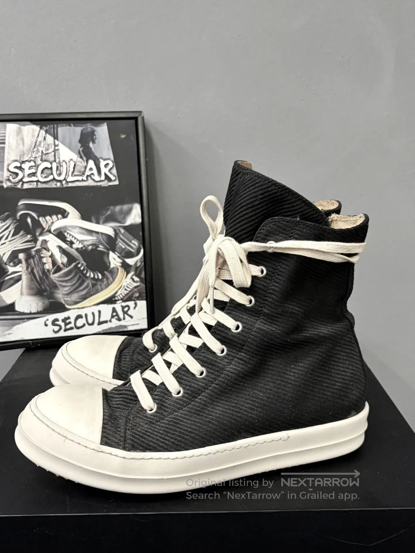 Rick Owens Drkshdw Rick Owens Drkshdw Canvas High. Size US 8.5 / EU 41-42 - 2 Thumbnail