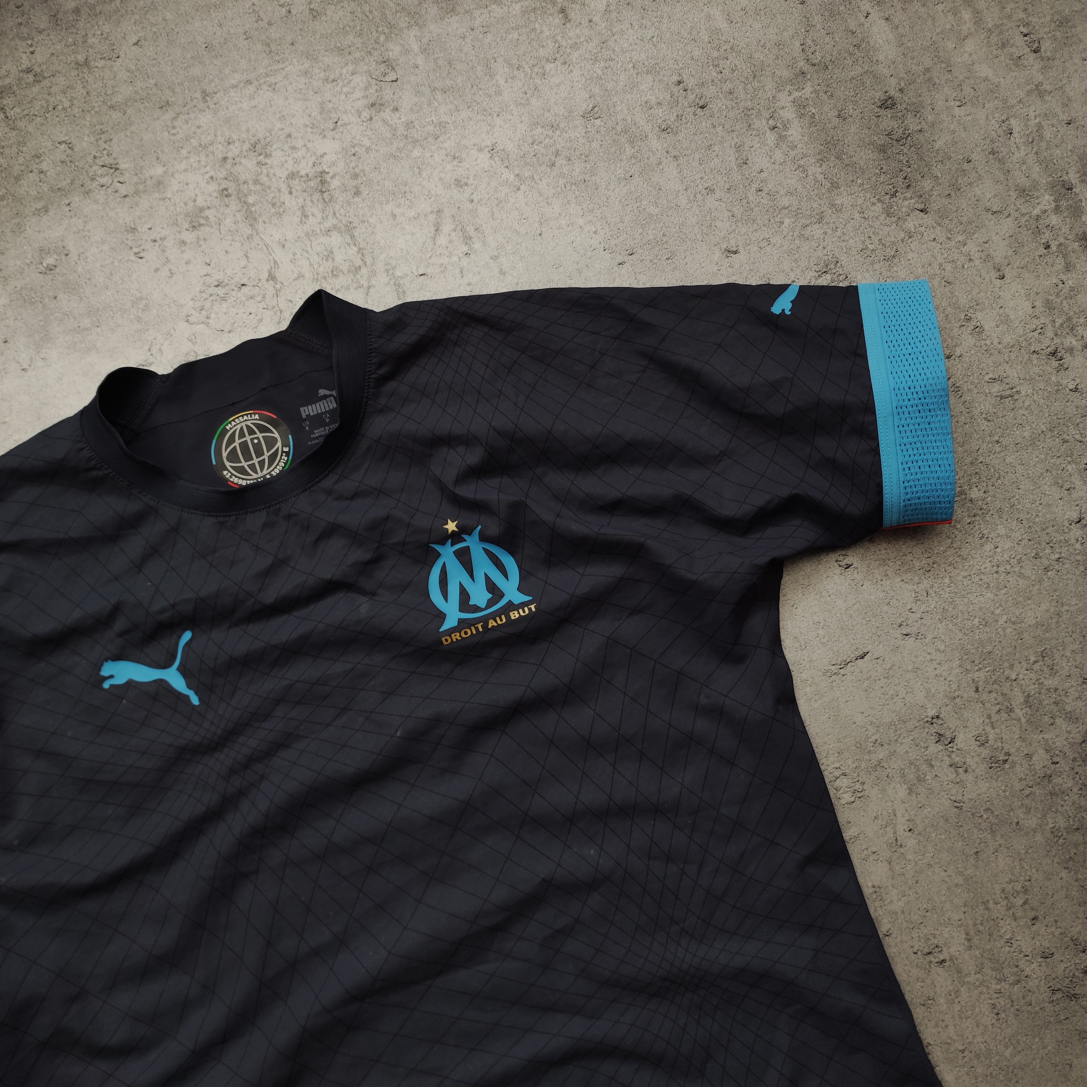 Puma RARE Olimpique Marsylie 2022/23 AUTHENTIC Away Jersey Size US S / EU 44-46 / 1 - 3 Thumbnail