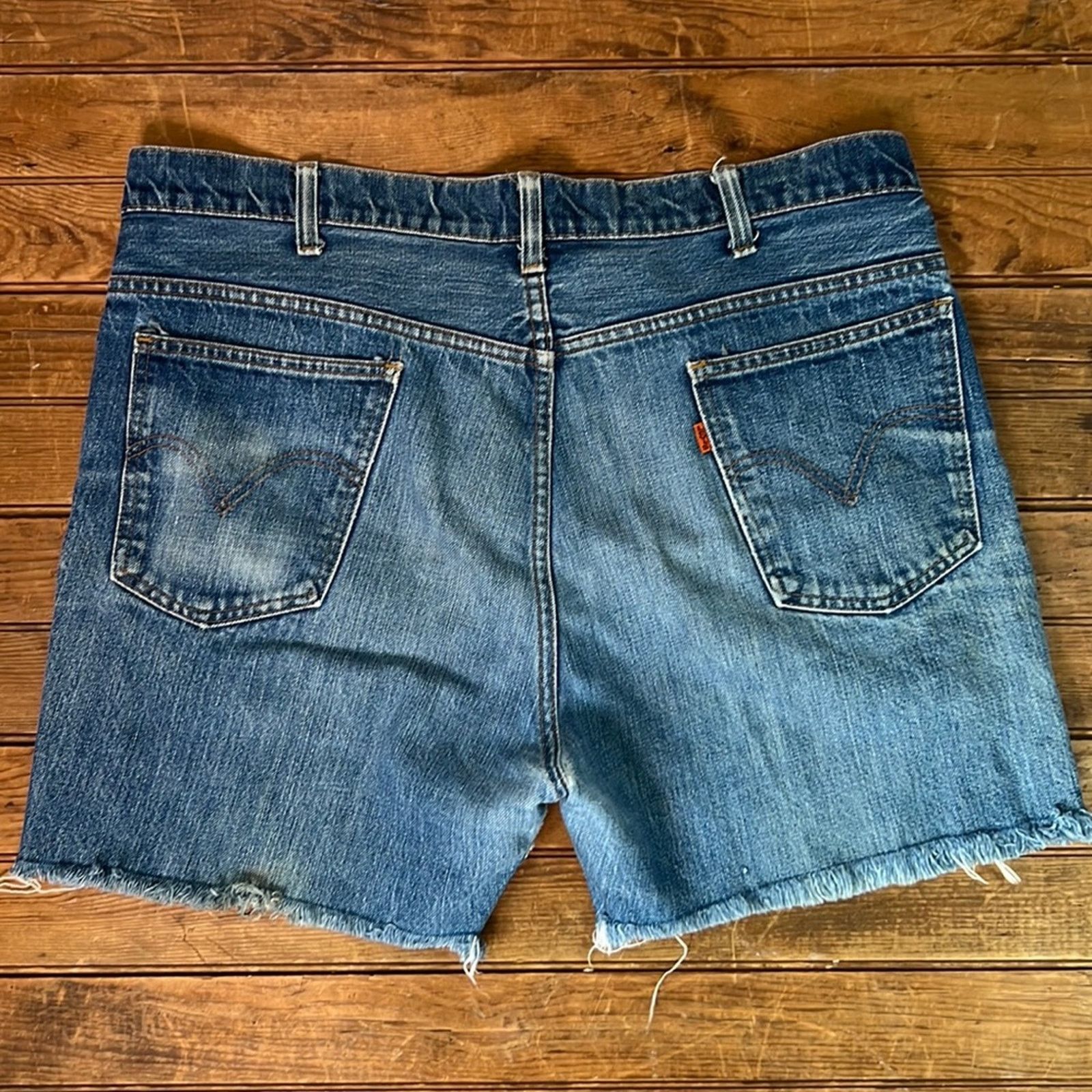 Levi's Vintage 1960s Levi’s Orange tab cut off jeans Jorts size 38 Size US 38 / EU 54 - 1 Thumbnail