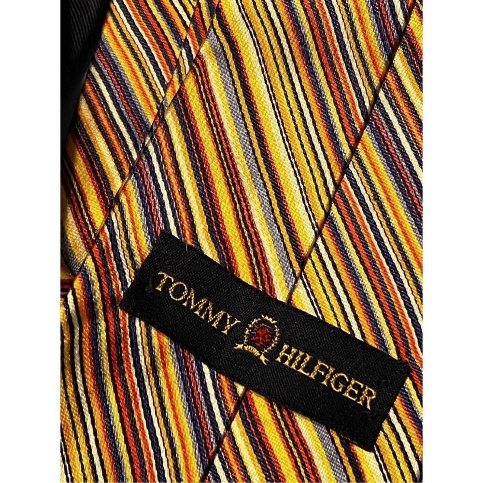 Tommy Hilfiger Vintage Tommy Hilfiger stripe tie Size ONE SIZE - 7 Thumbnail