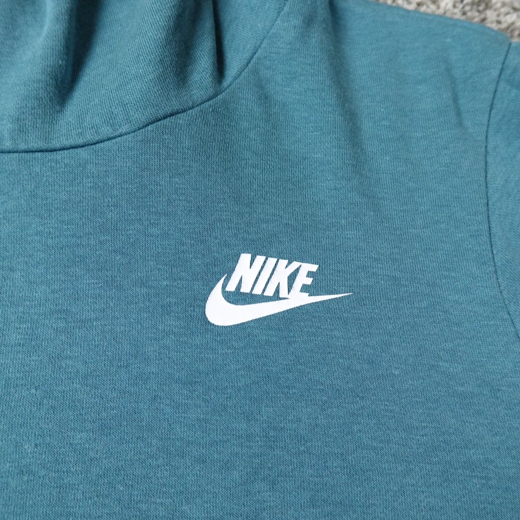 Nike Nike Sweater Mens Medium Blue Green Swoosh Outdoor Sweatshirt Hoodie Size US M / EU 48-50 / 2 - 2 Thumbnail