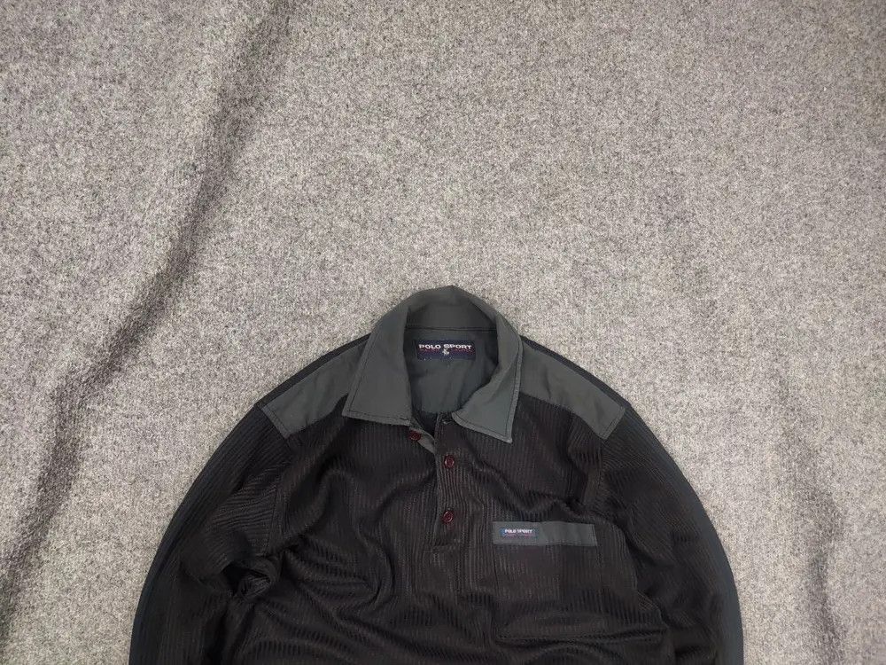 Polo Ralph Lauren Vintage 90's Ralph lauren Polo Sport Long sleeve Polo waffle Size US M / EU 48-50 / 2 - 1 Thumbnail