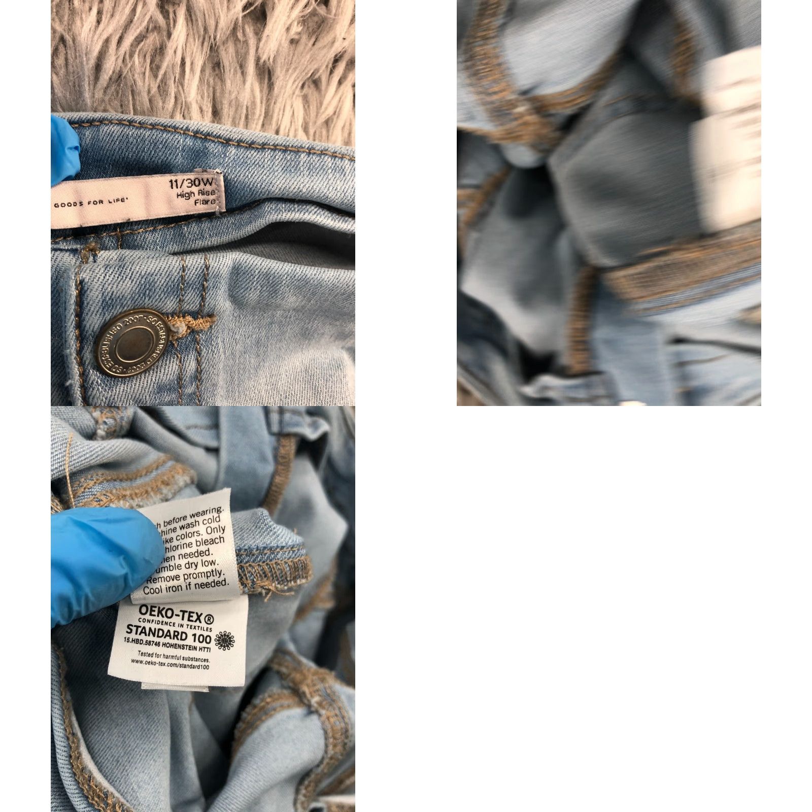 Vintage SO High Rise Flare Jeans Womens Size 11 Medium Wash Blue SO Jeans Vintage? No Size 32" / US 10 / IT 46 - 9 Thumbnail