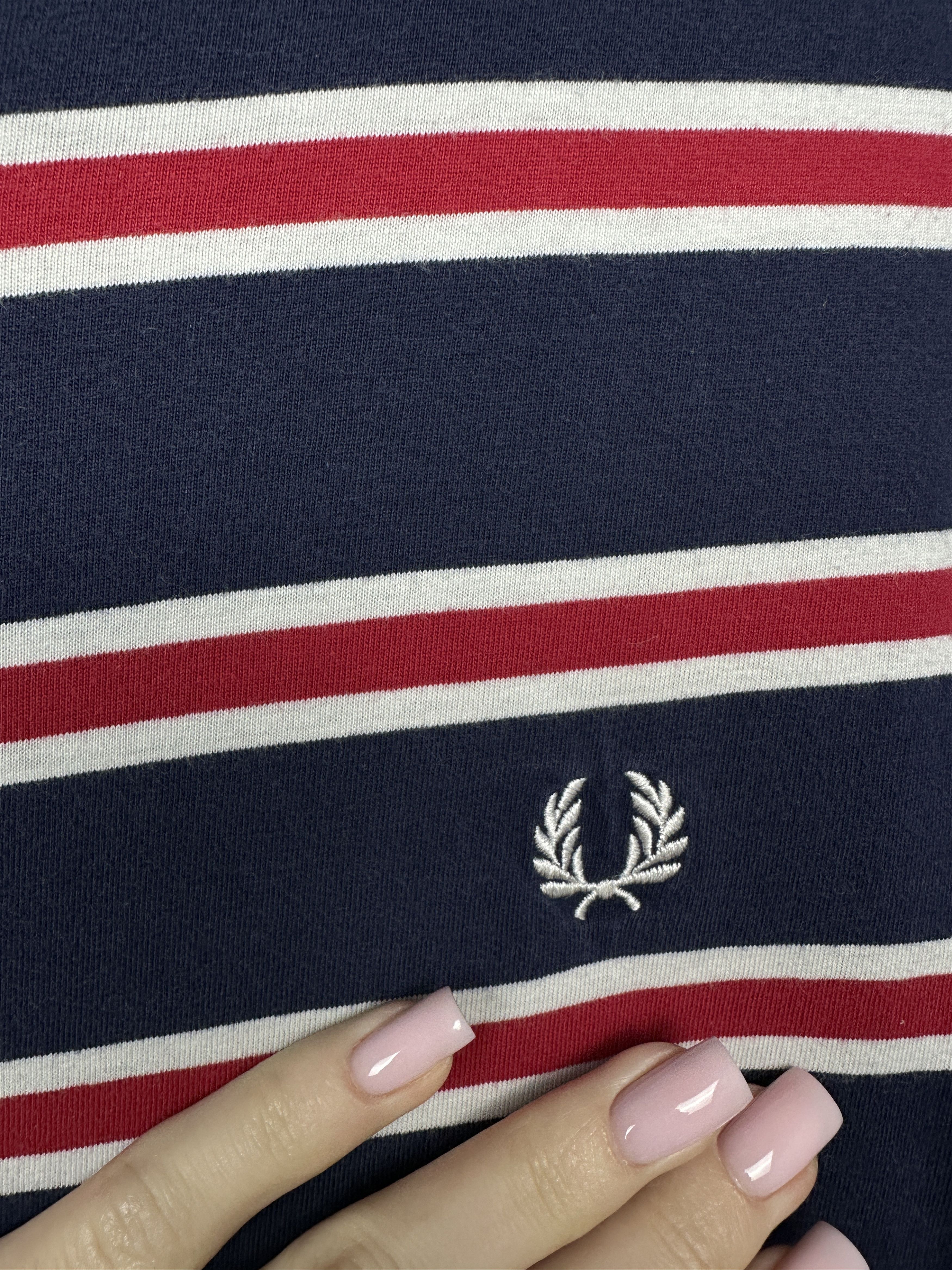 Fred Perry Fred Perry Mens Crew Neck Striped T-Shirt Tee Size US M / EU 48-50 / 2 - 3 Thumbnail