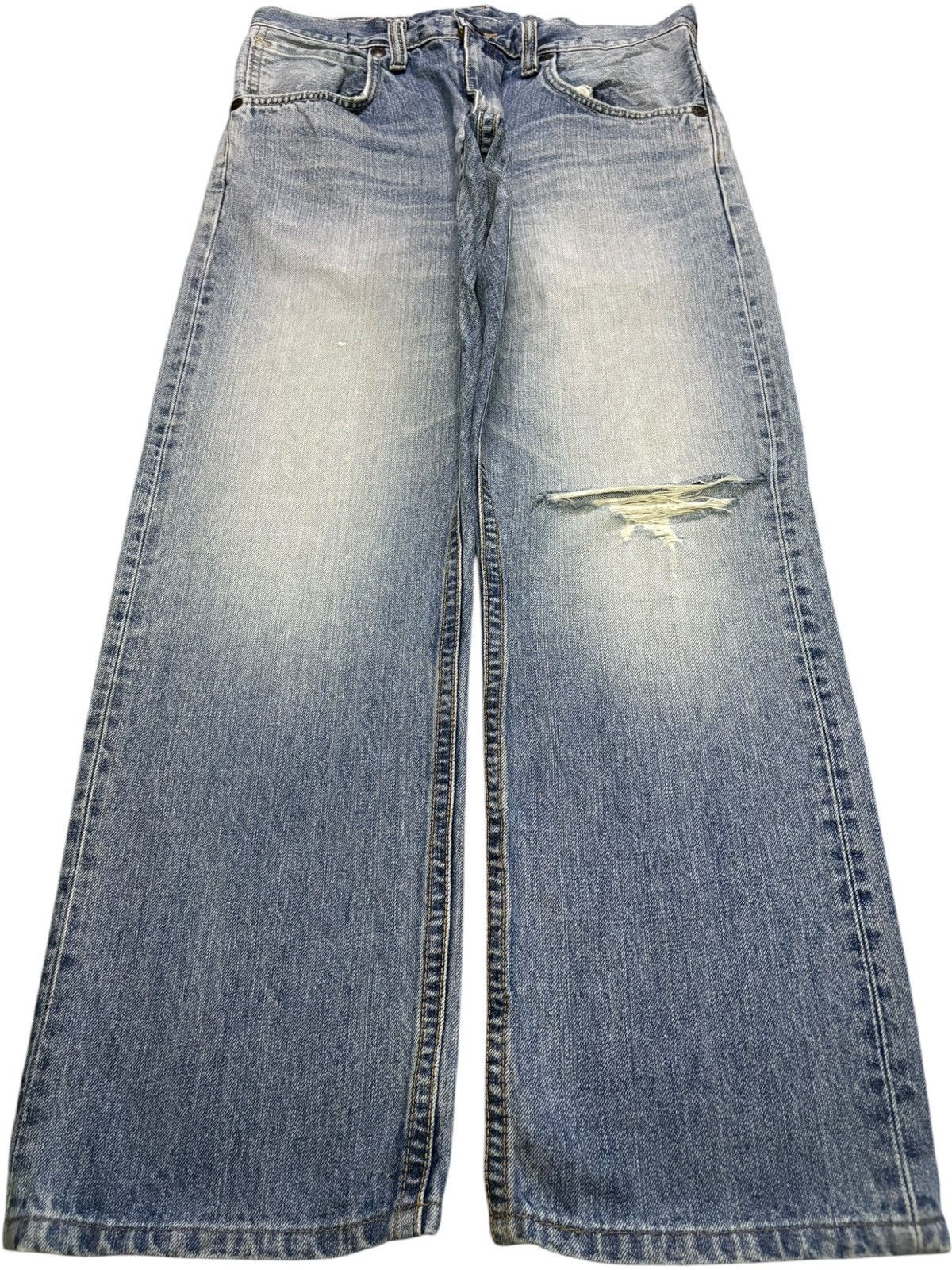 Edwin Exclusive Vintage Edwin Faded Distressed Loose Baggy Jeans Size US 32 / EU 48 - 1 Thumbnail