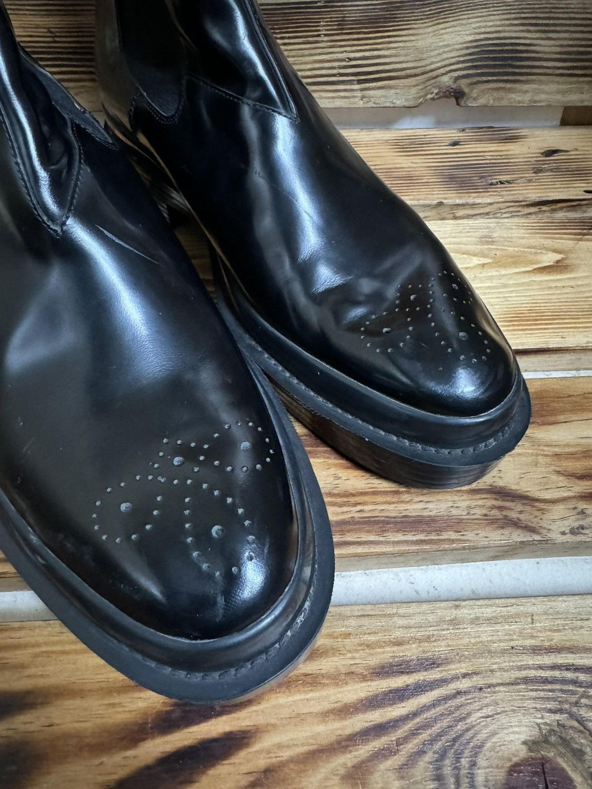 Prada Oxford ankle Chelsea boots Size US 9 / EU 42 - 8 Thumbnail