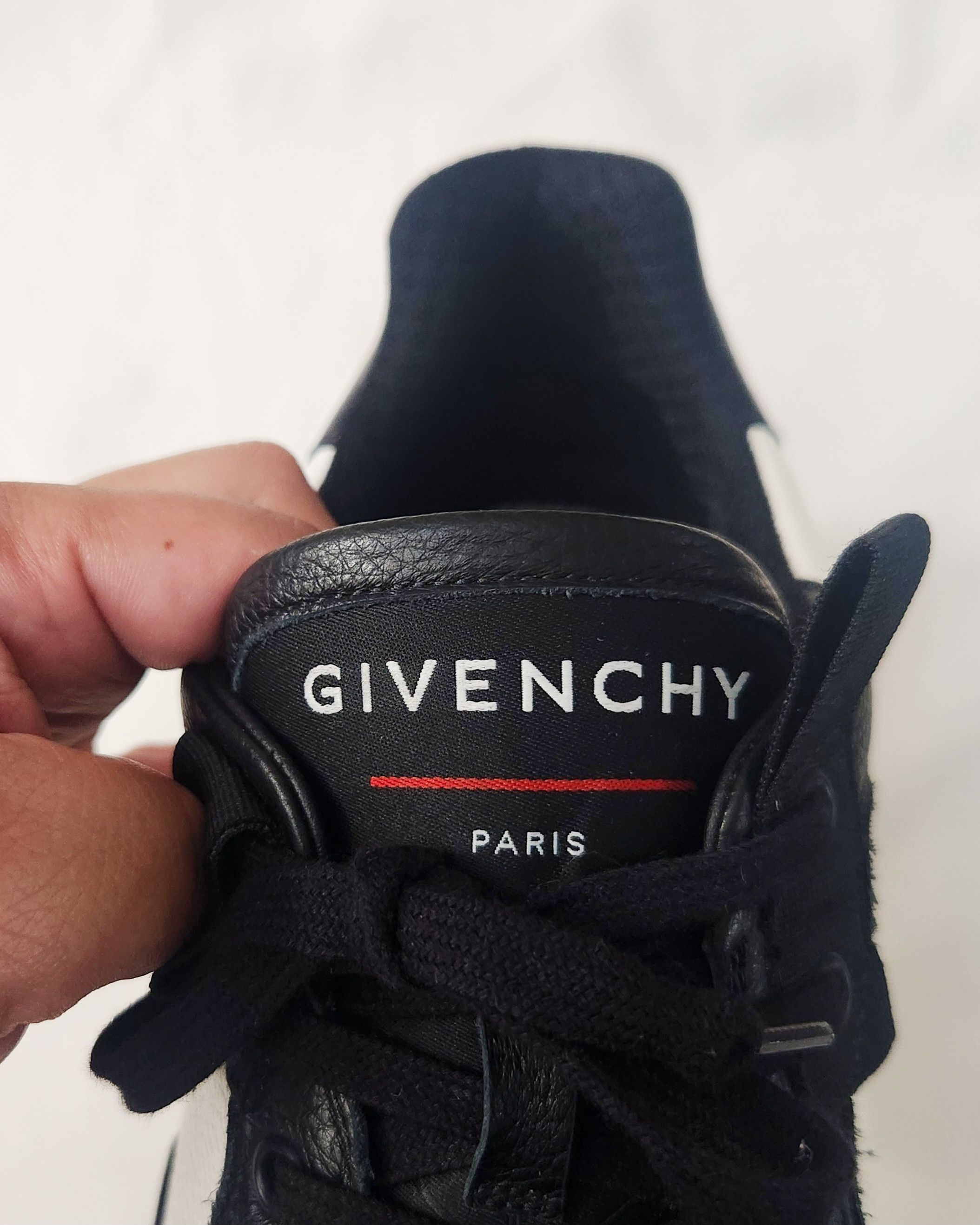 Designer × Givenchy Givenchy White Black multicolor Leather Runner Sneakers 46 Size US 13 / EU 46 - 11 Thumbnail