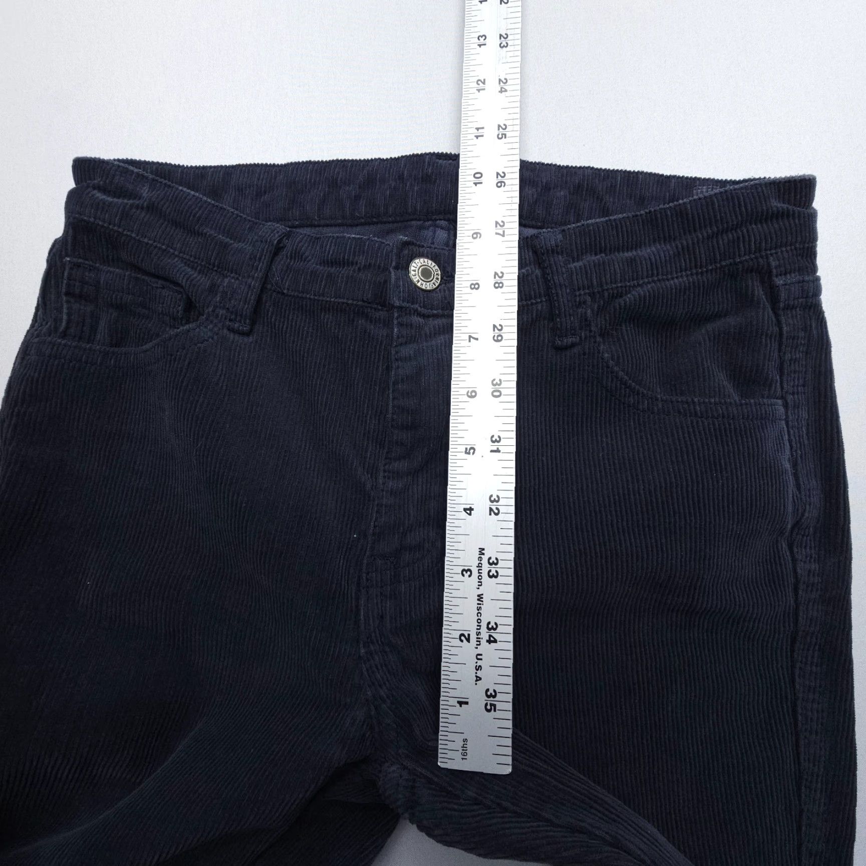Brandy Melville Brandy Melville Jeans Flared 5-Pocket Dark Blue 28 in Inseam 31 in Small Size S Women City Vintage No Size 28" / US 6 / IT 42 - 5 Thumbnail